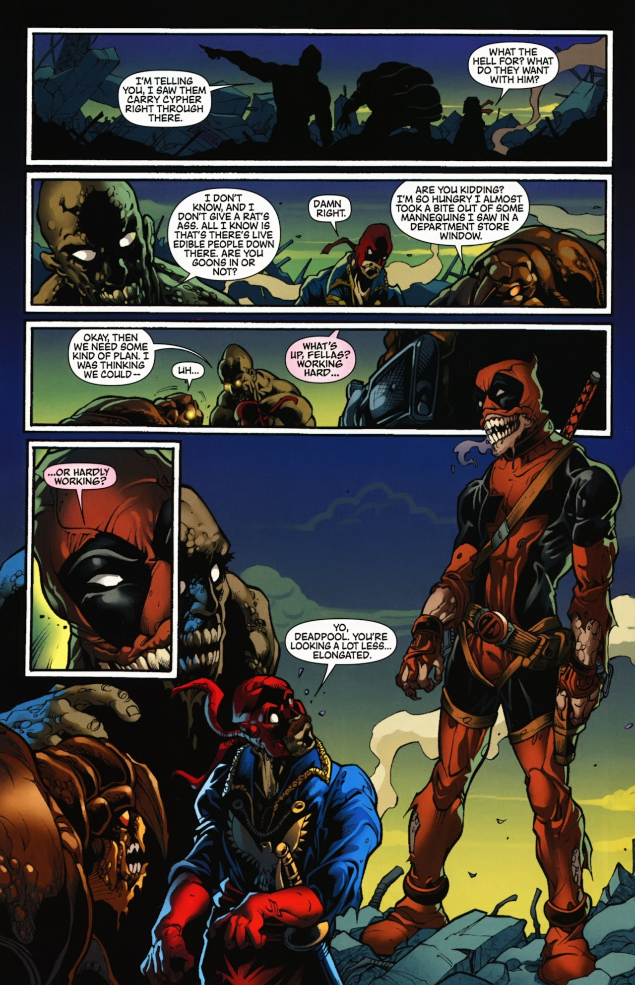 Read online Deadpool: Merc With a Mouth comic -  Issue #9 - 16