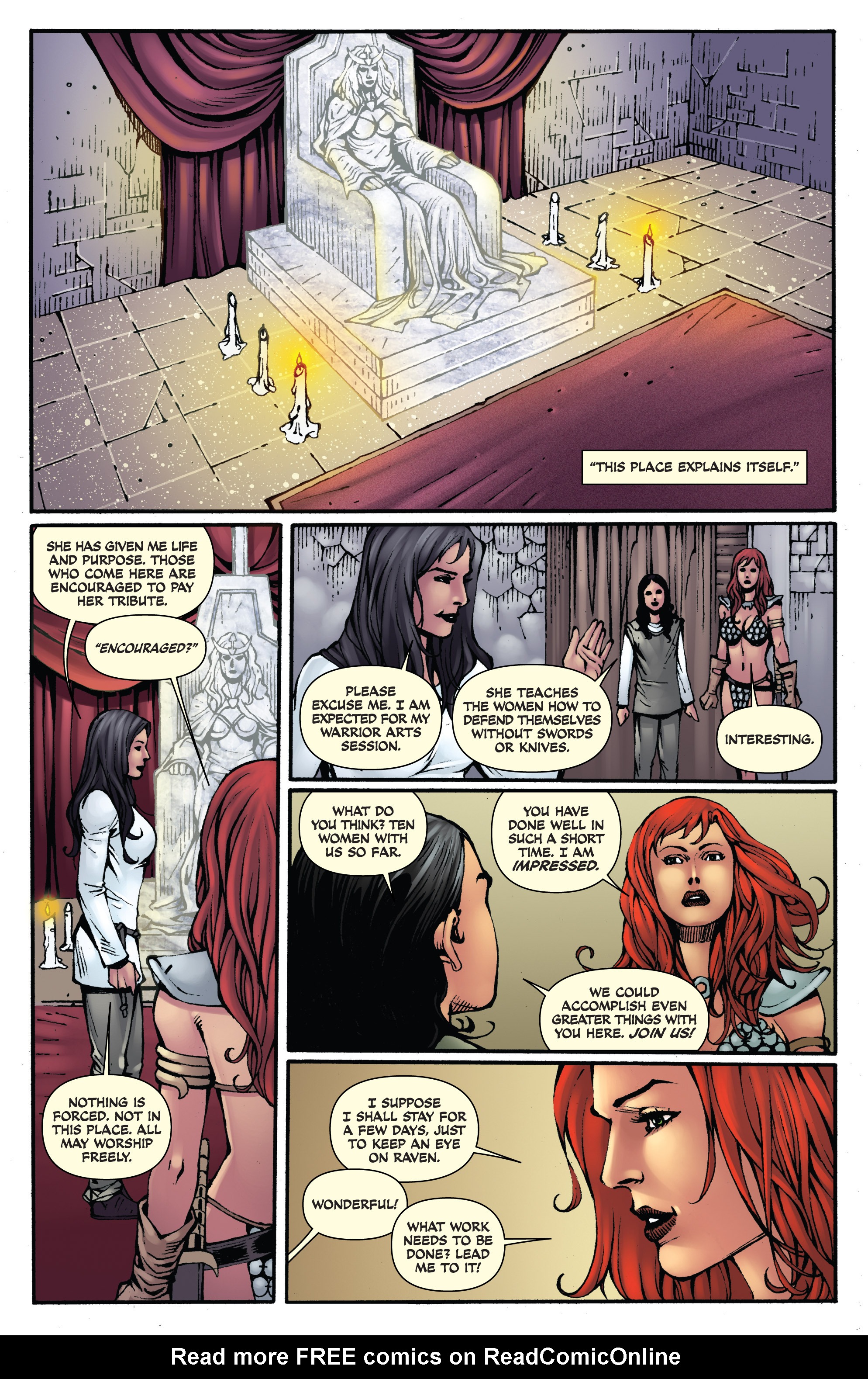 Read online Red Sonja: Sanctuary comic -  Issue # Full - 11