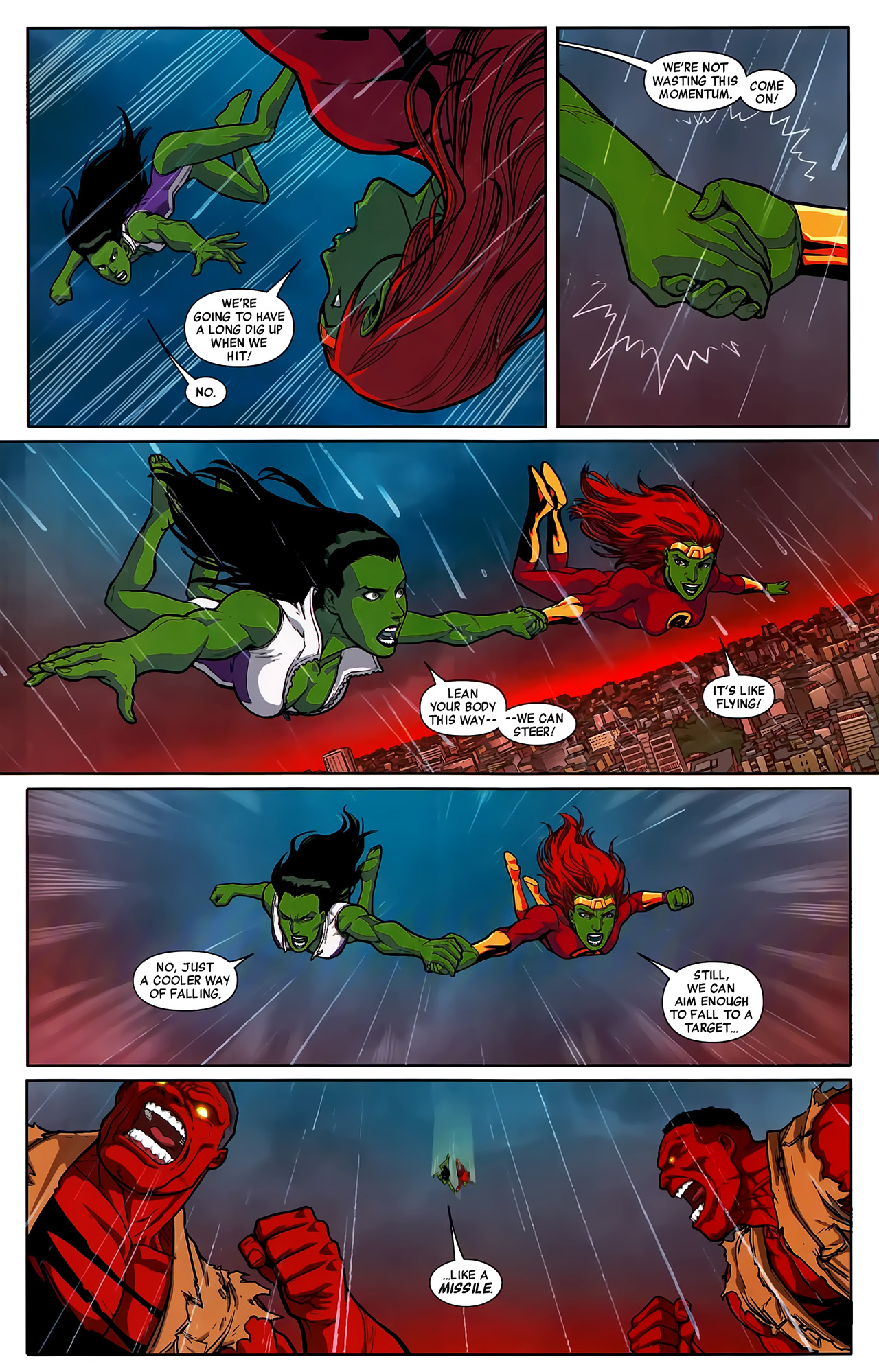 Read online Fall of the Hulks: The Savage She-Hulks comic -  Issue #3 - 6