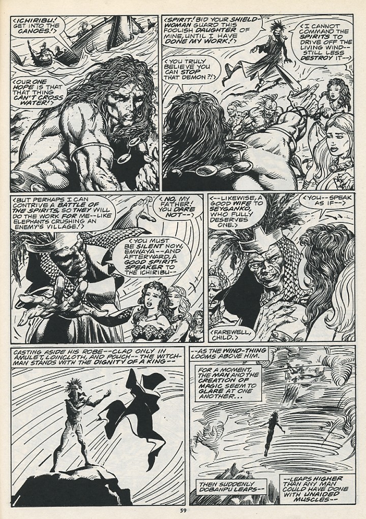 Read online The Savage Sword Of Conan comic -  Issue #217 - 61