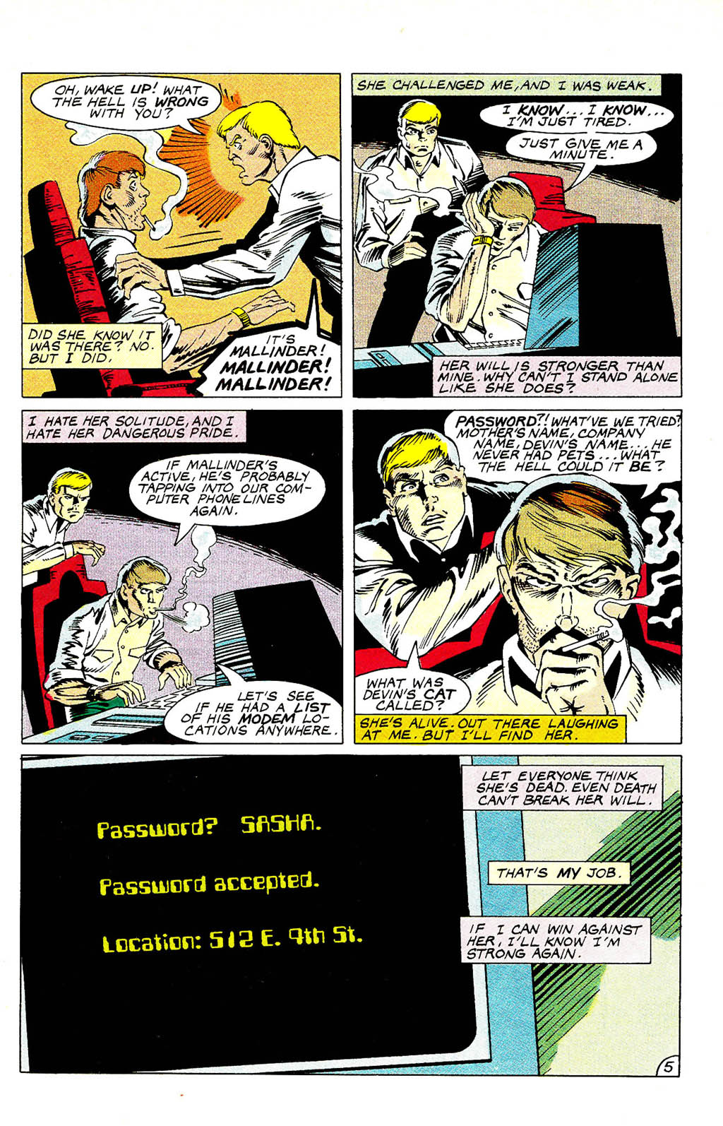Read online Whisper (1986) comic -  Issue #5 - 7