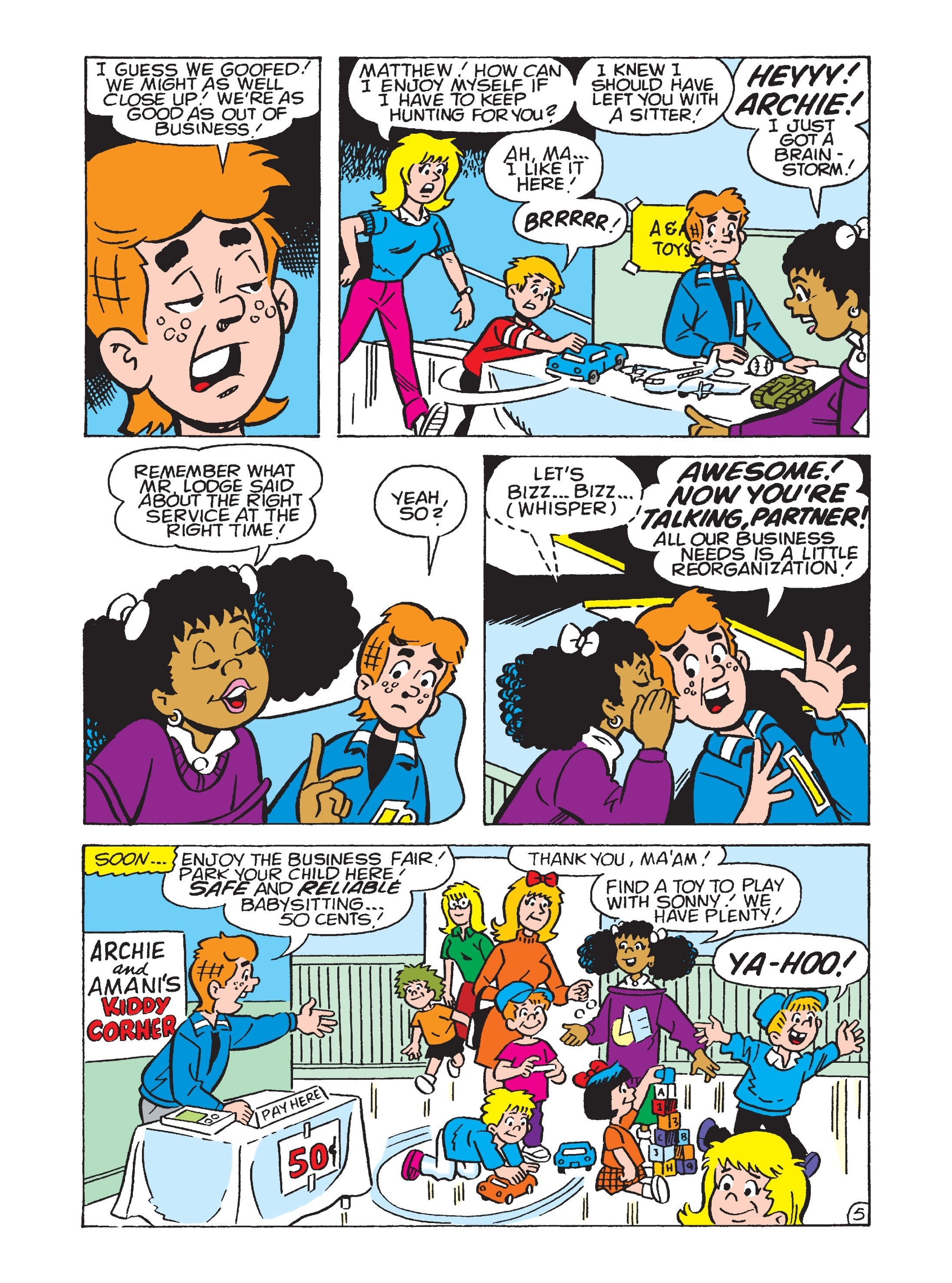 Read online Archie & Friends Double Digest comic -  Issue #27 - 134