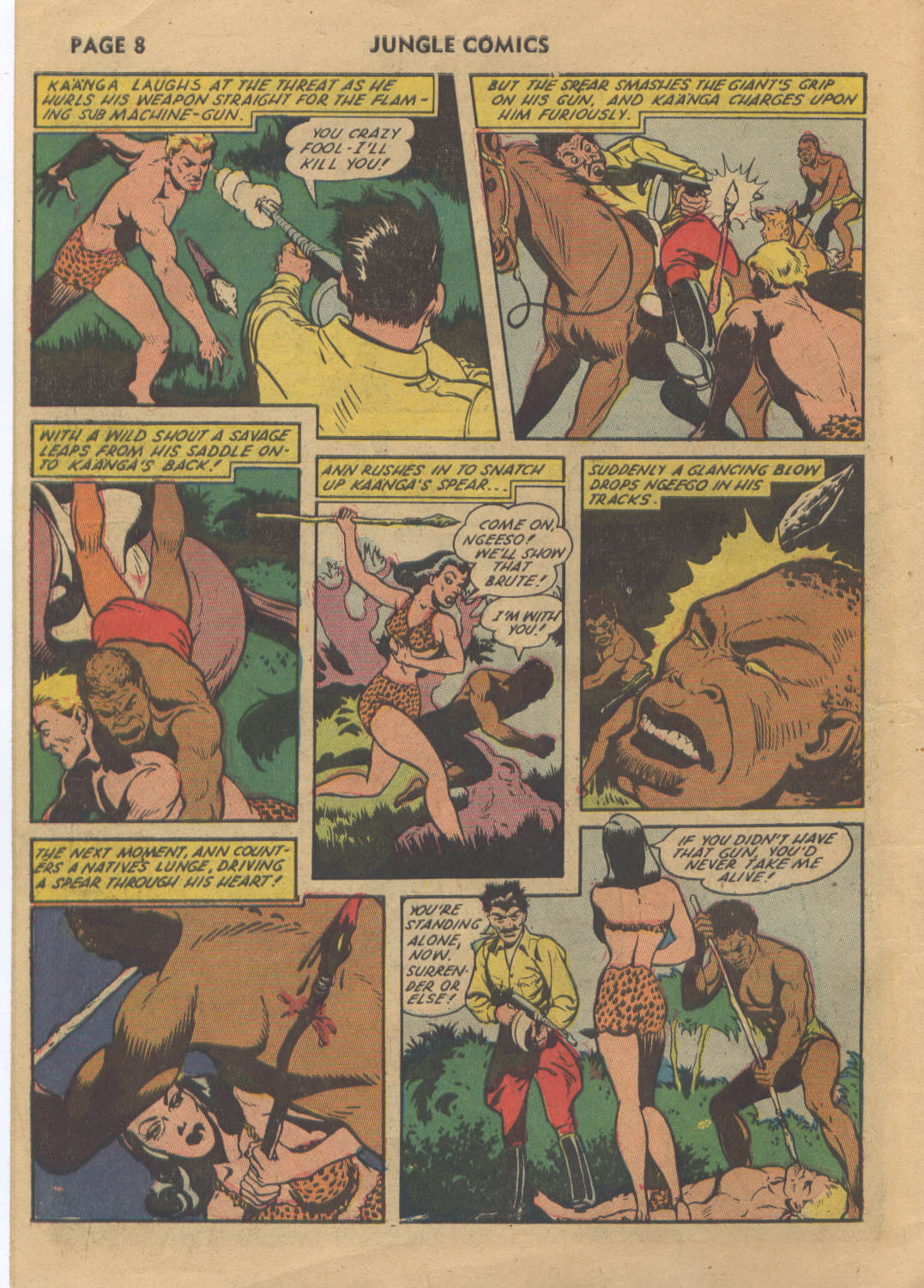 Read online Jungle Comics comic -  Issue #34 - 10