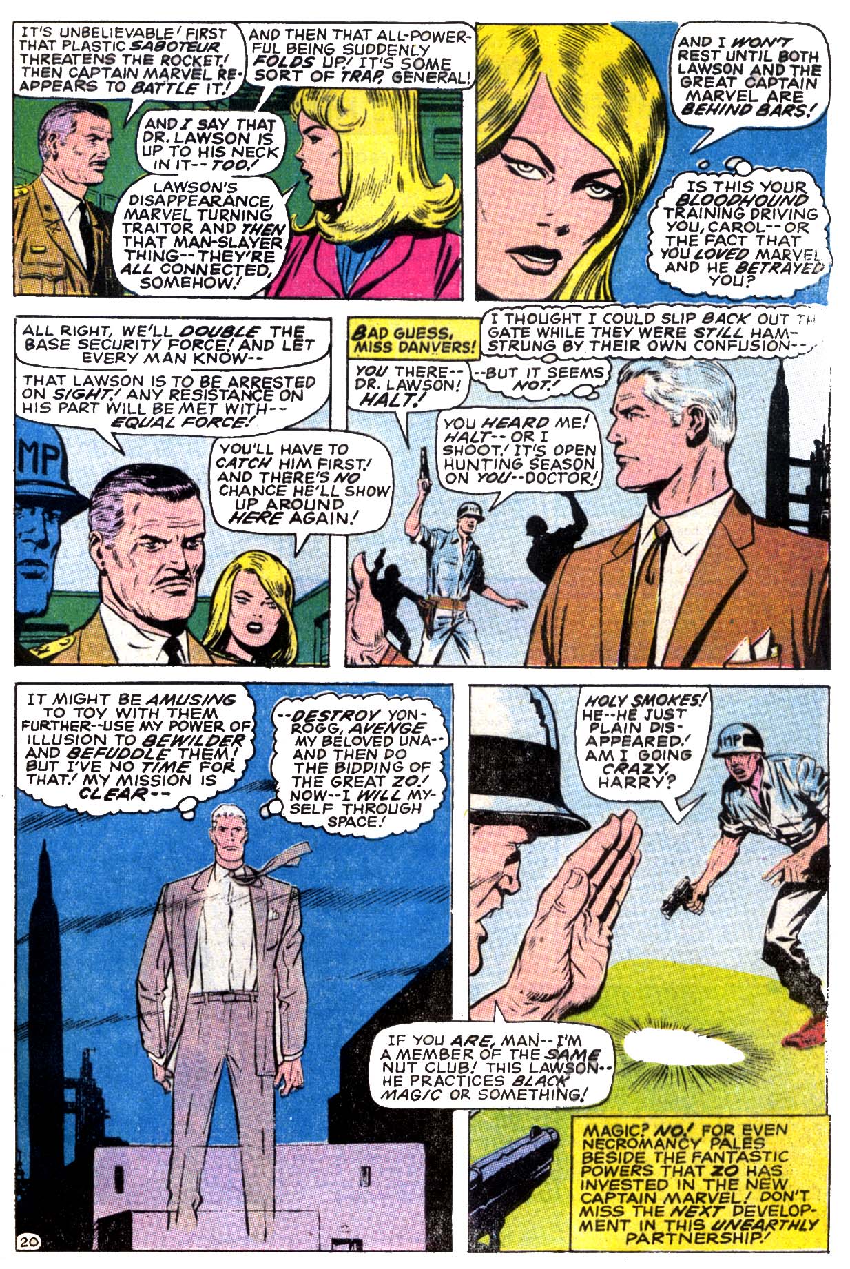 Read online Captain Marvel (1968) comic -  Issue #12 - 21
