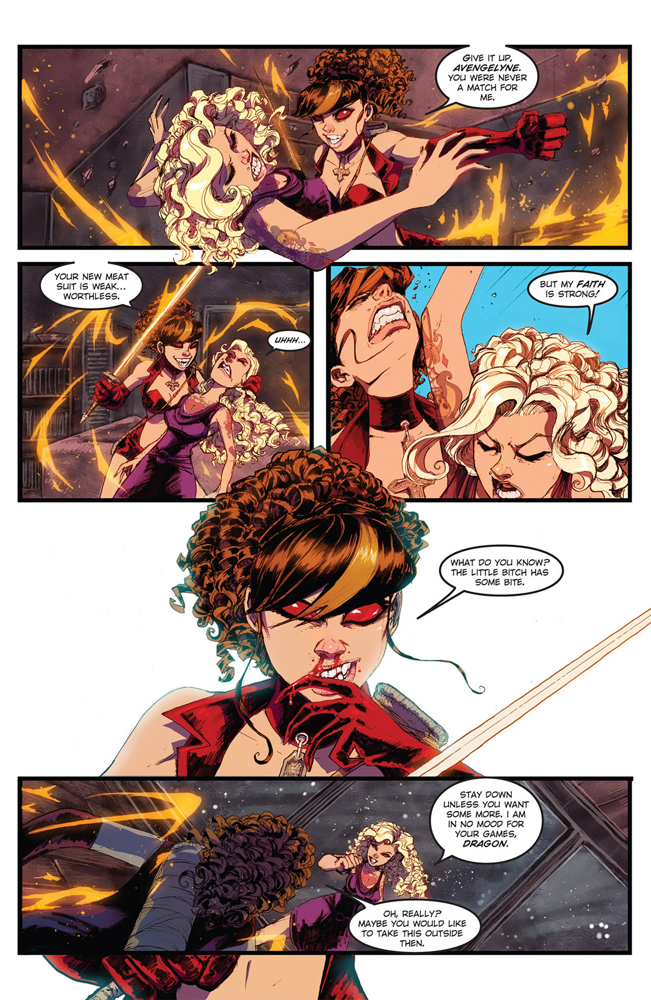 Read online Avengelyne (2011) comic -  Issue #2 - 11
