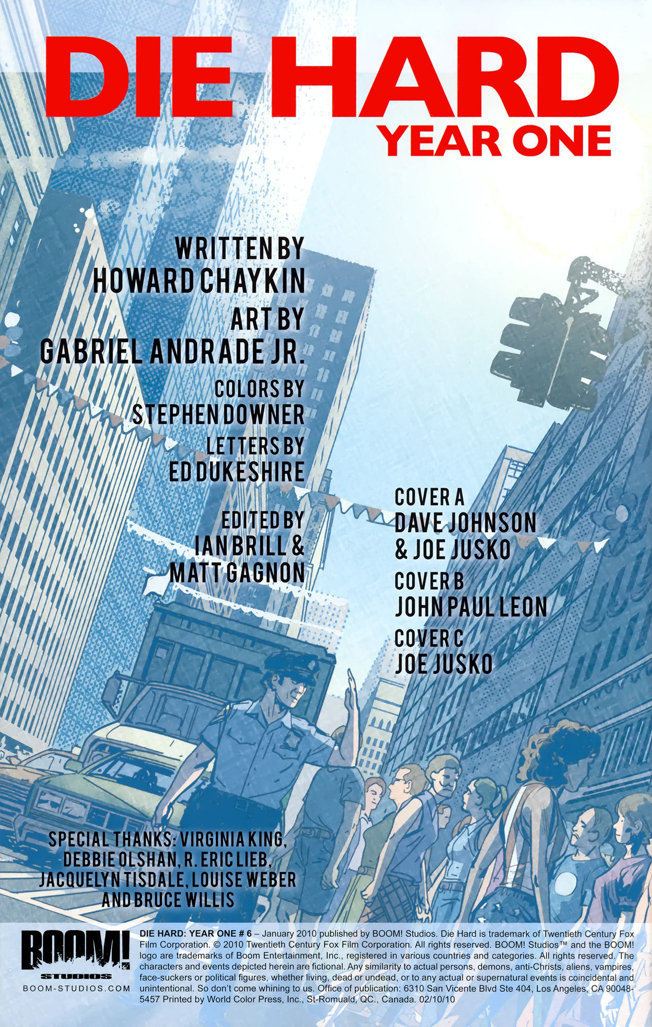 Read online Die Hard: Year One comic -  Issue #6 - 3