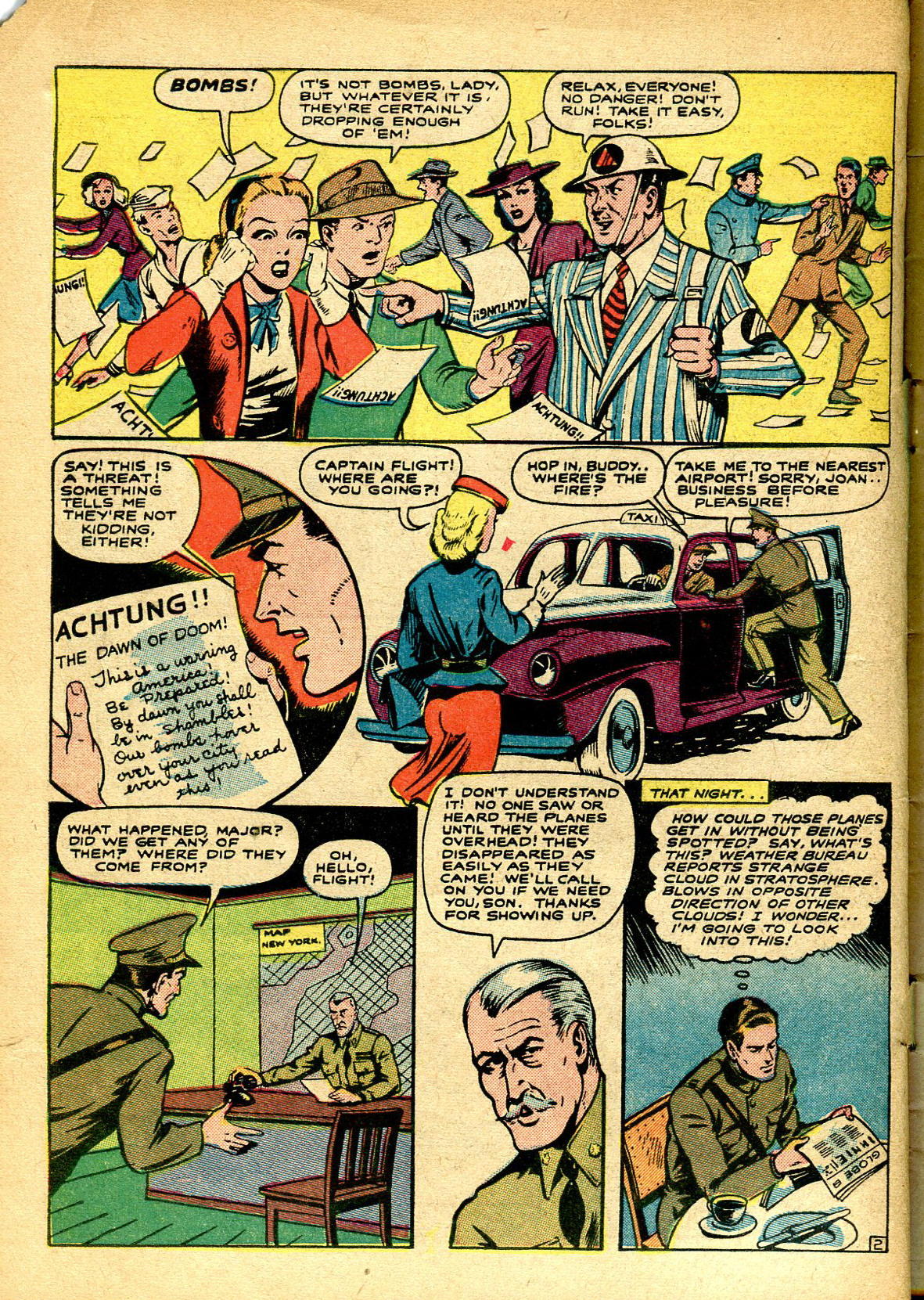 Read online Captain Flight Comics comic -  Issue #7 - 4