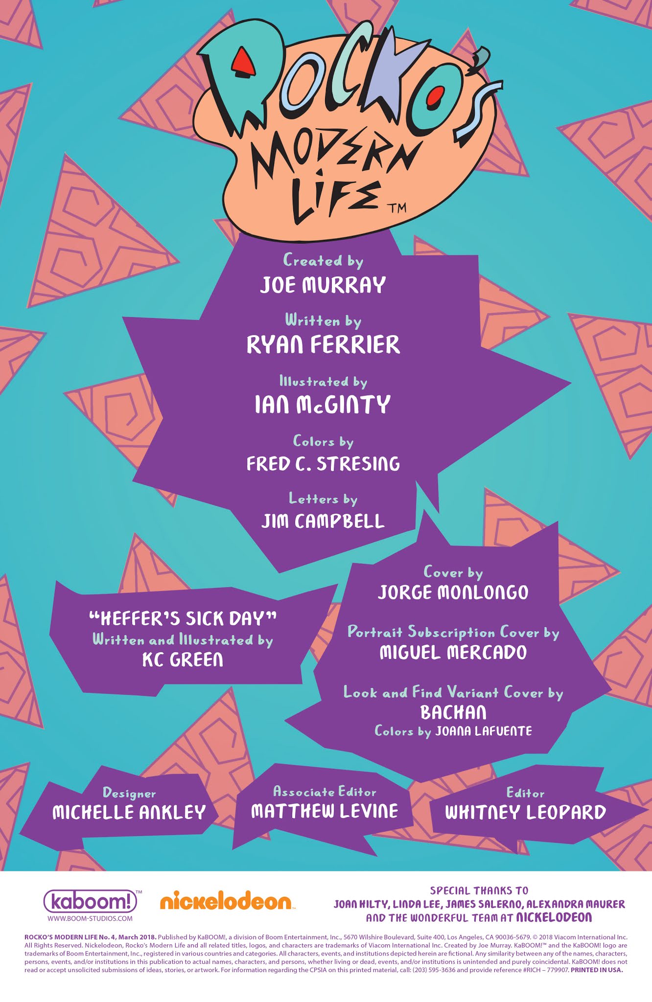 Read online Rocko's Modern Life (2017) comic -  Issue #4 - 2