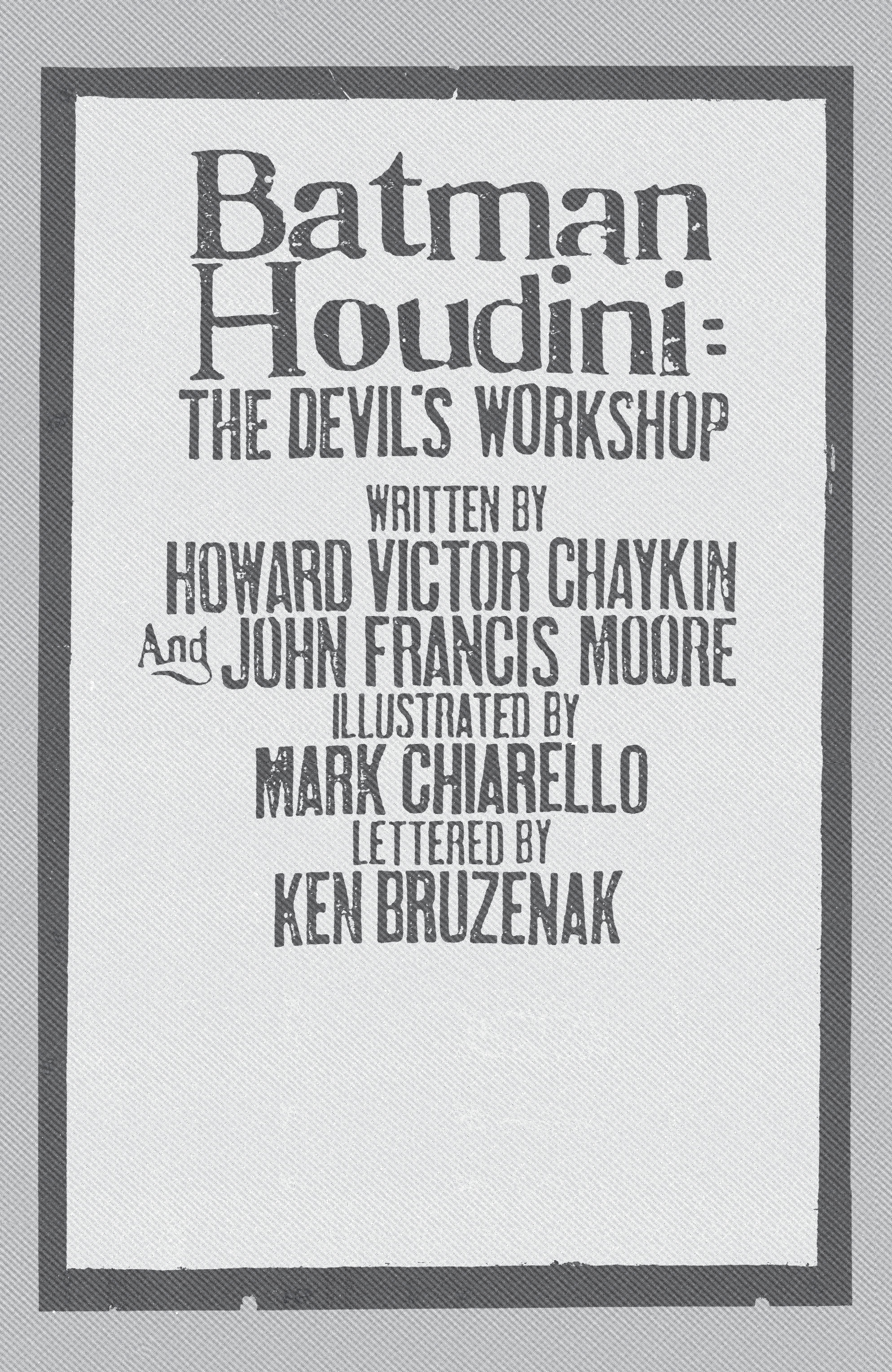 Read online Batman/Houdini: The Devil's Workshop comic -  Issue # Full - 2