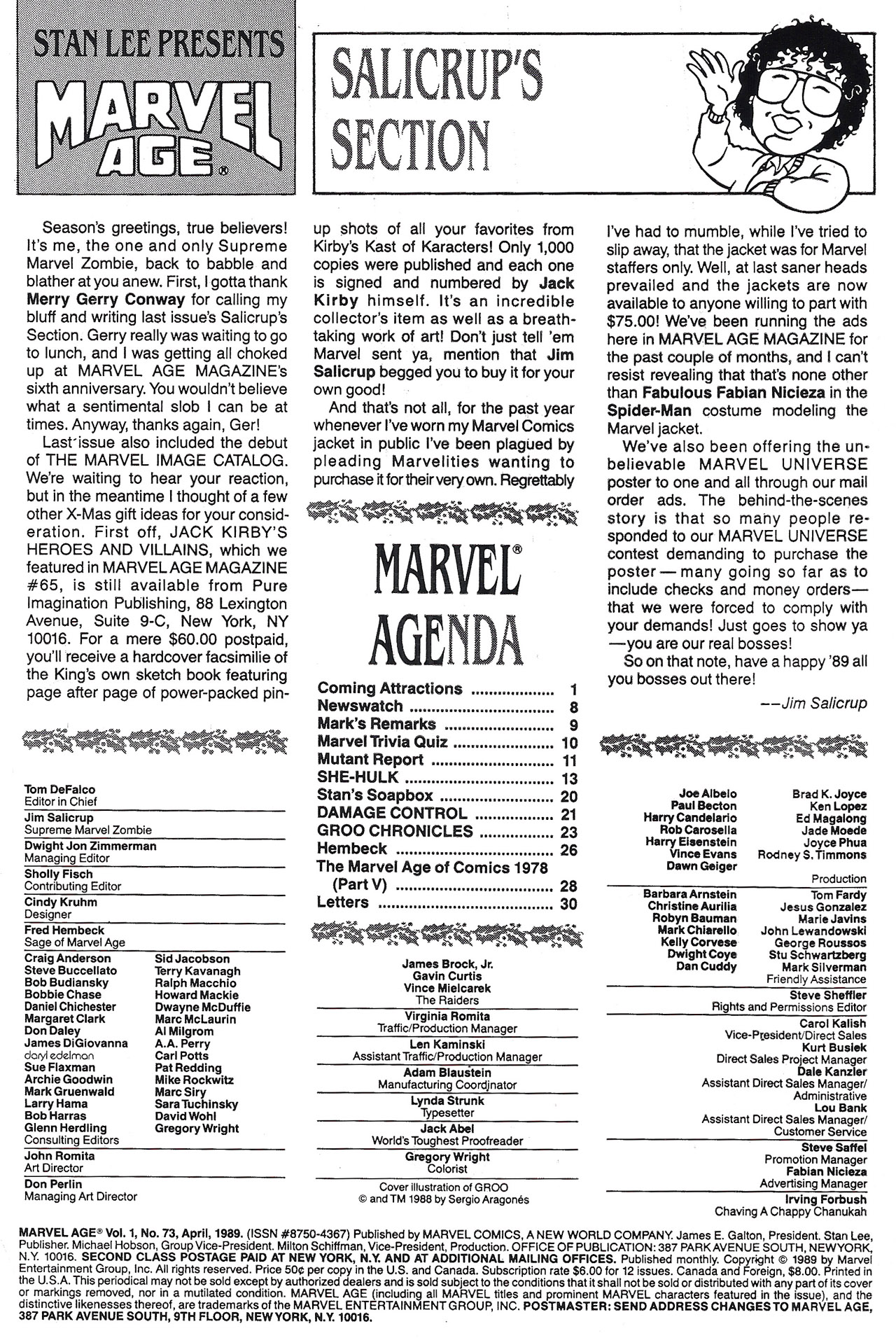 Read online Marvel Age comic -  Issue #73 - 2