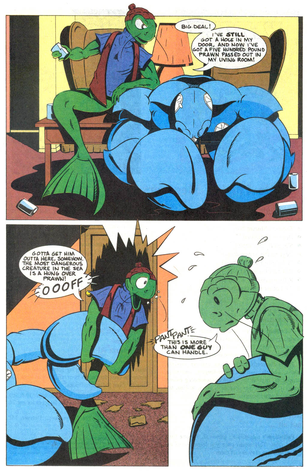 Read online Fish Police comic -  Issue #5 - 21