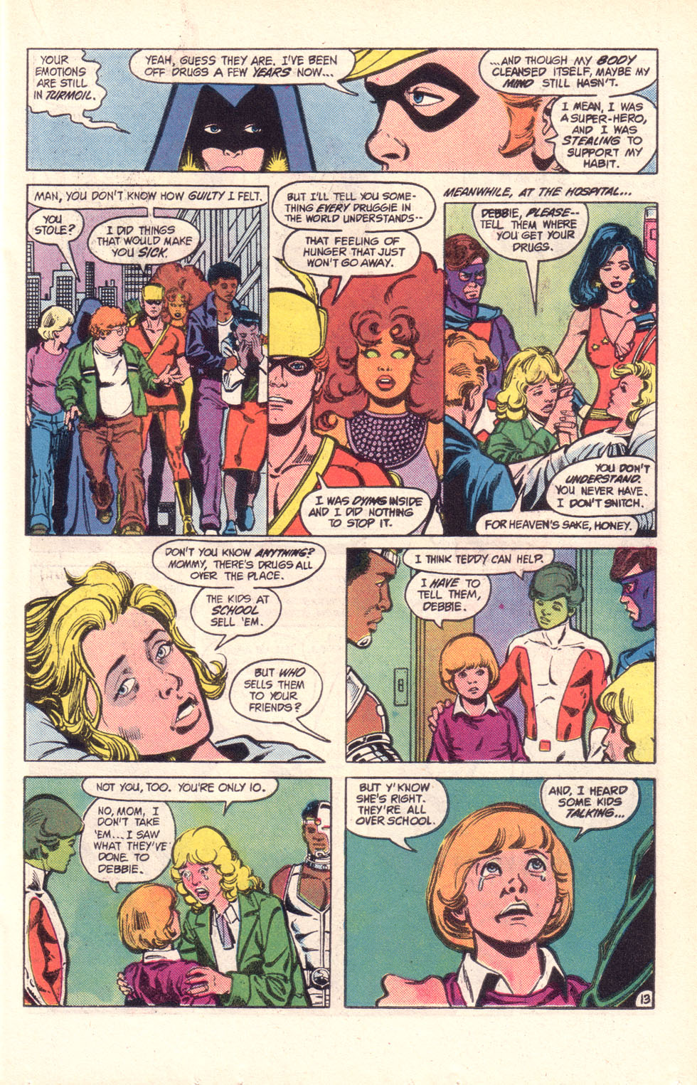 Read online The New Teen Titans (Drug Awareness Specials) comic -  Issue #2 - 15