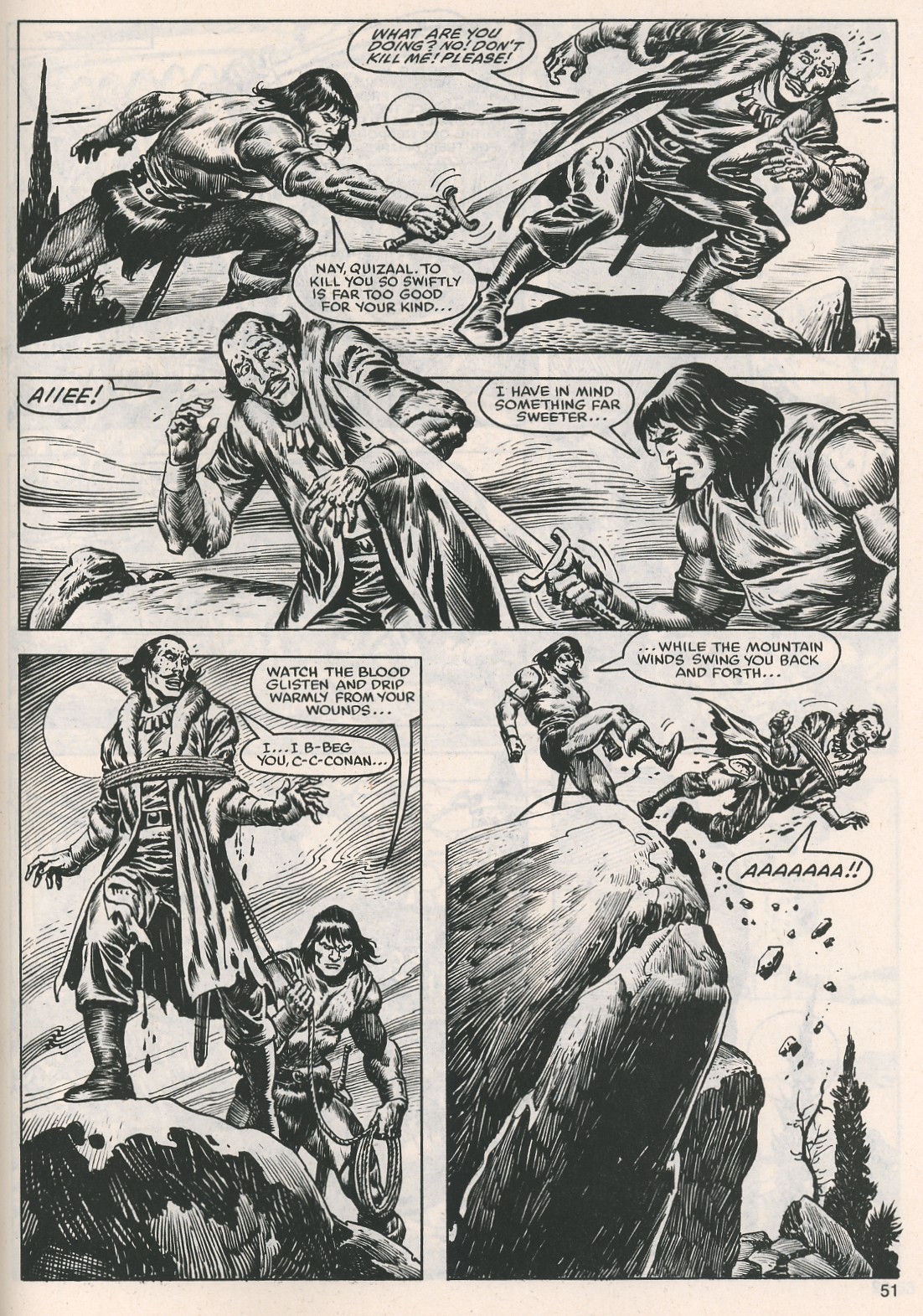 Read online The Savage Sword Of Conan comic -  Issue #116 - 51