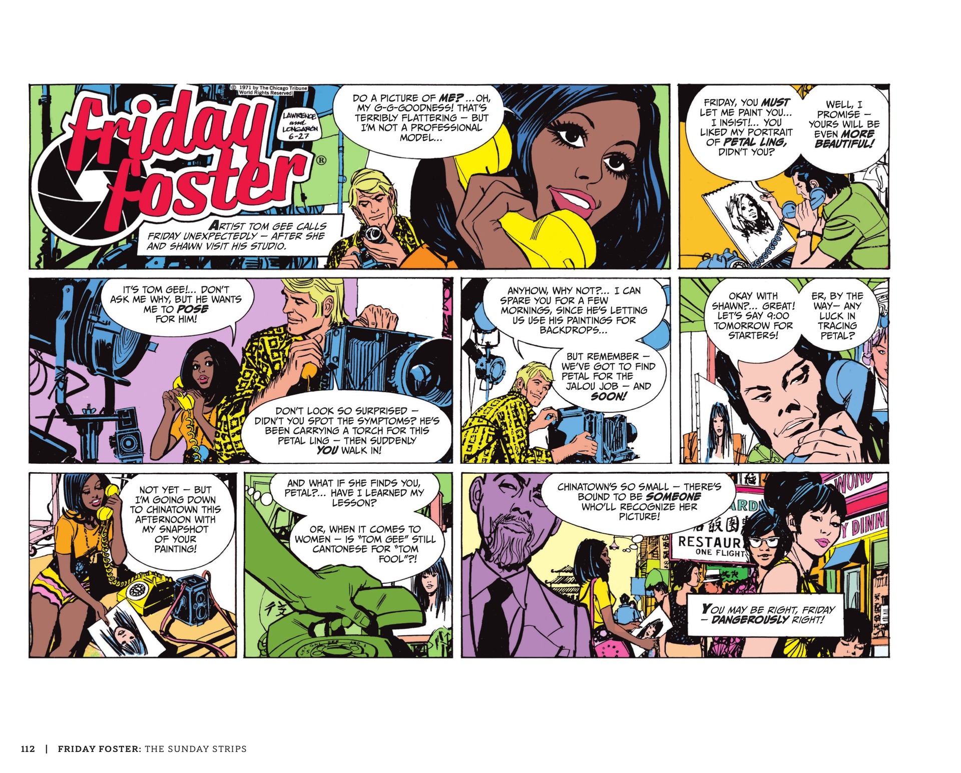 Read online Friday Foster: The Sunday Strips comic -  Issue # TPB (Part 2) - 13