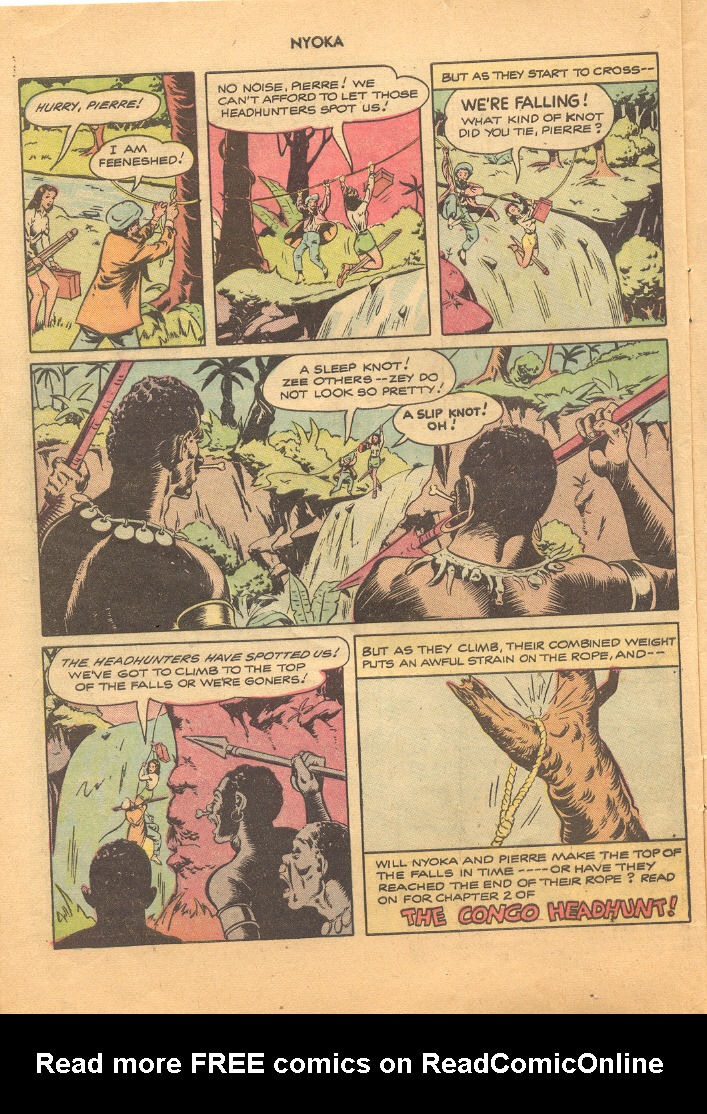 Read online Nyoka the Jungle Girl (1945) comic -  Issue #19 - 8