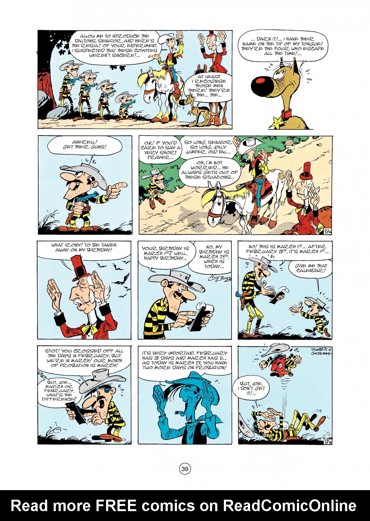 Read online A Lucky Luke Adventure comic -  Issue #36 - 39