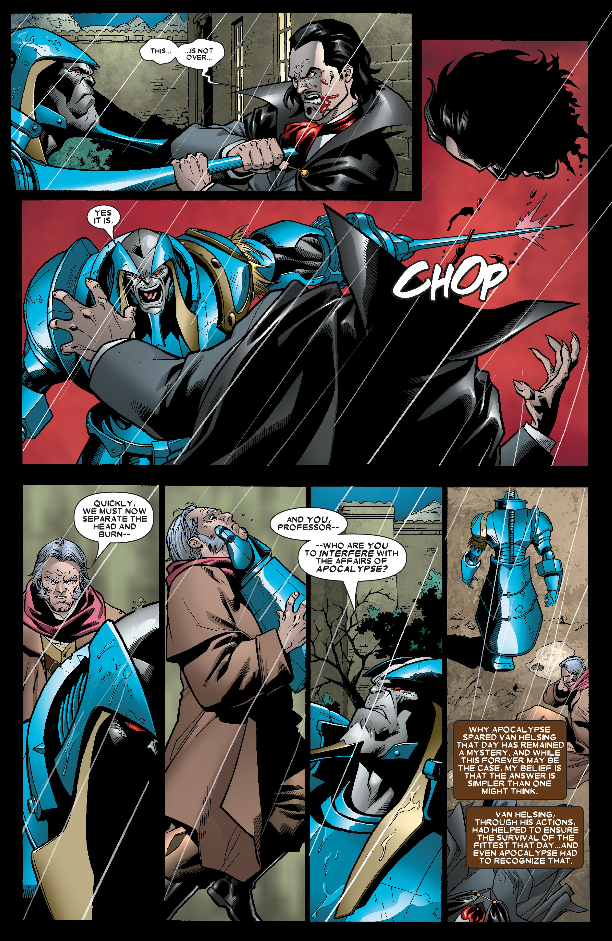 Read online X-Men: Apocalypse/Dracula comic -  Issue #4 - 22