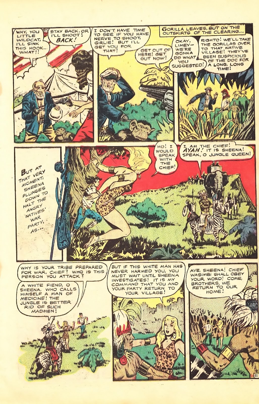 Sheena, Queen of the Jungle (1942) issue 7 - Page 13