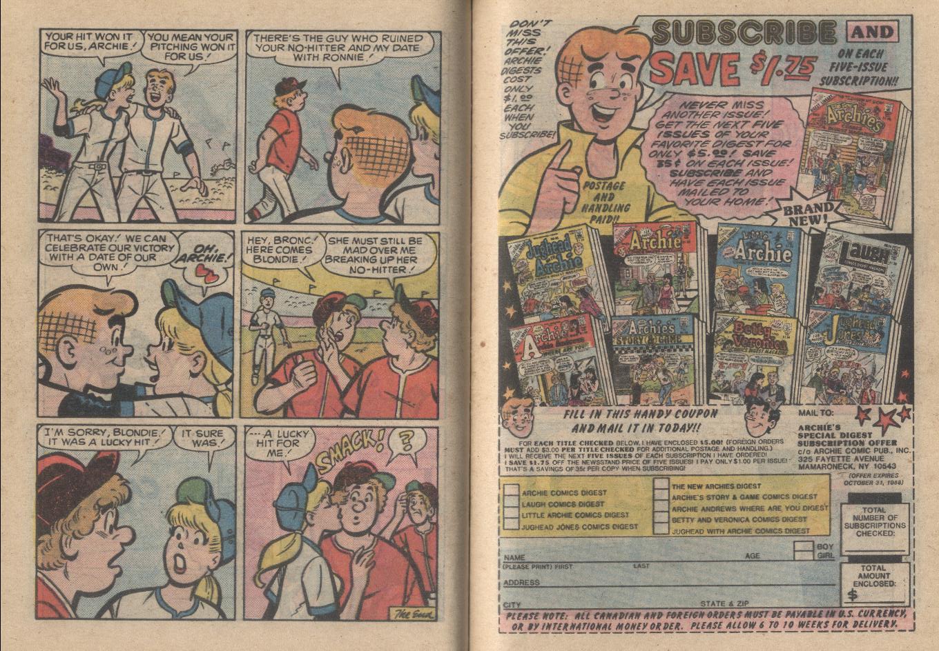 Read online Archie...Archie Andrews, Where Are You? Digest Magazine comic -  Issue #56 - 49