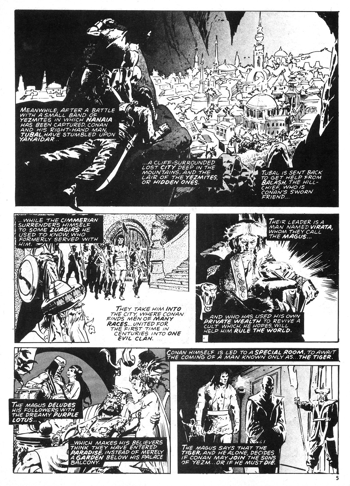 The Savage Sword Of Conan issue 32 - Page 5
