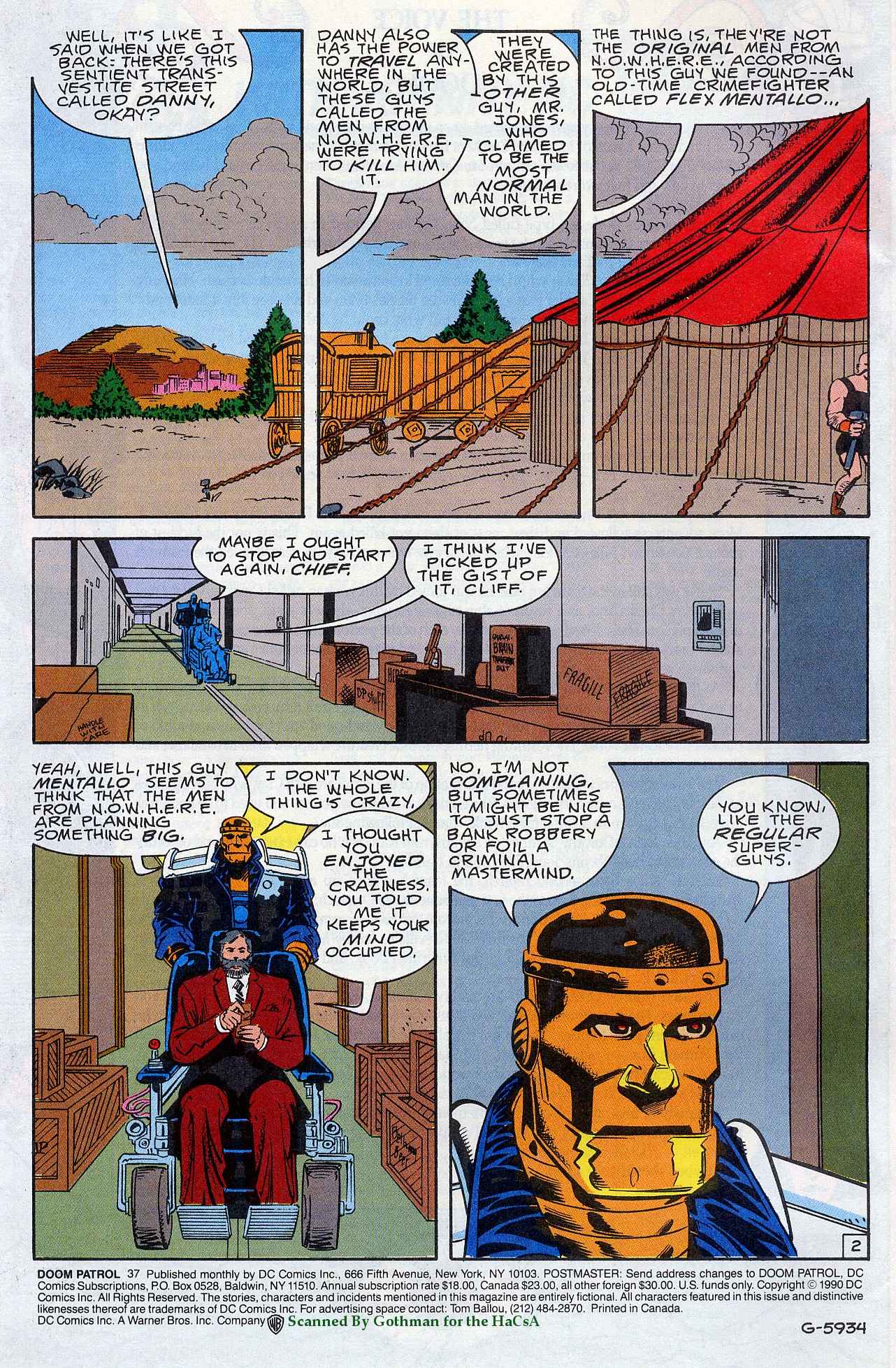 Read online Doom Patrol (1987) comic -  Issue #37 - 4