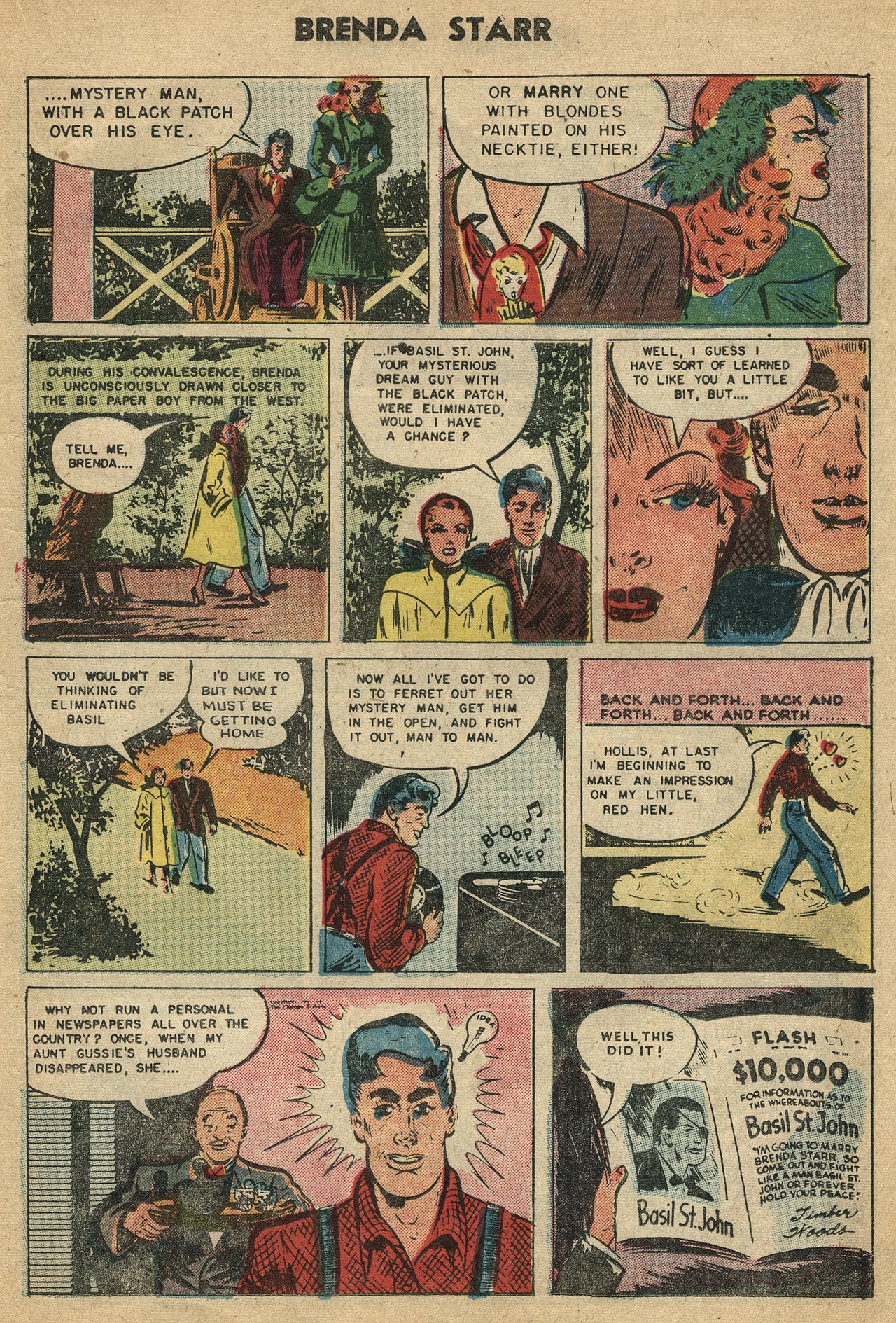Read online Brenda Starr (1948) comic -  Issue #14 - 19