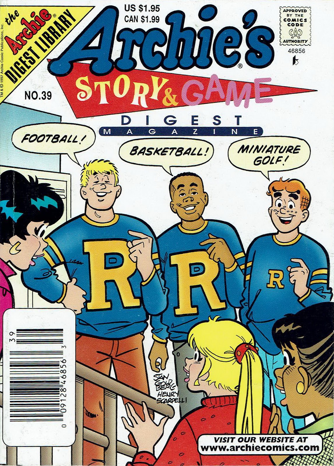 Archie's Story & Game Digest Magazine issue 39 - Page 1