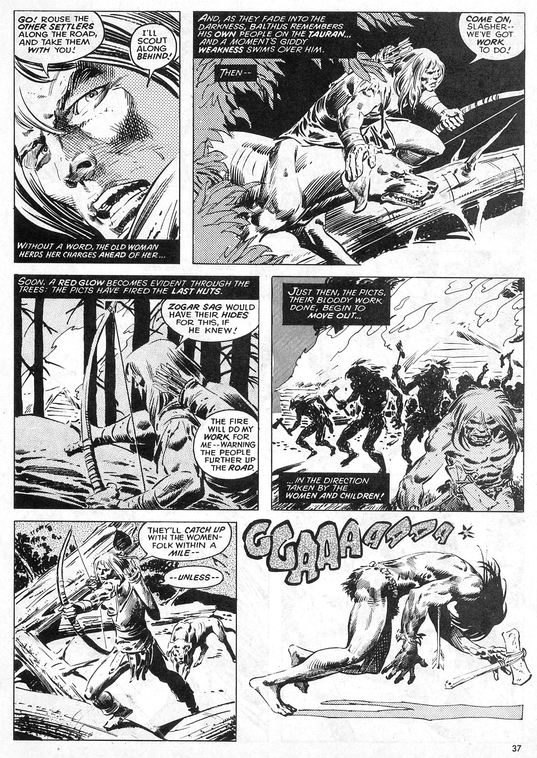 Read online The Savage Sword Of Conan comic -  Issue #27 - 37