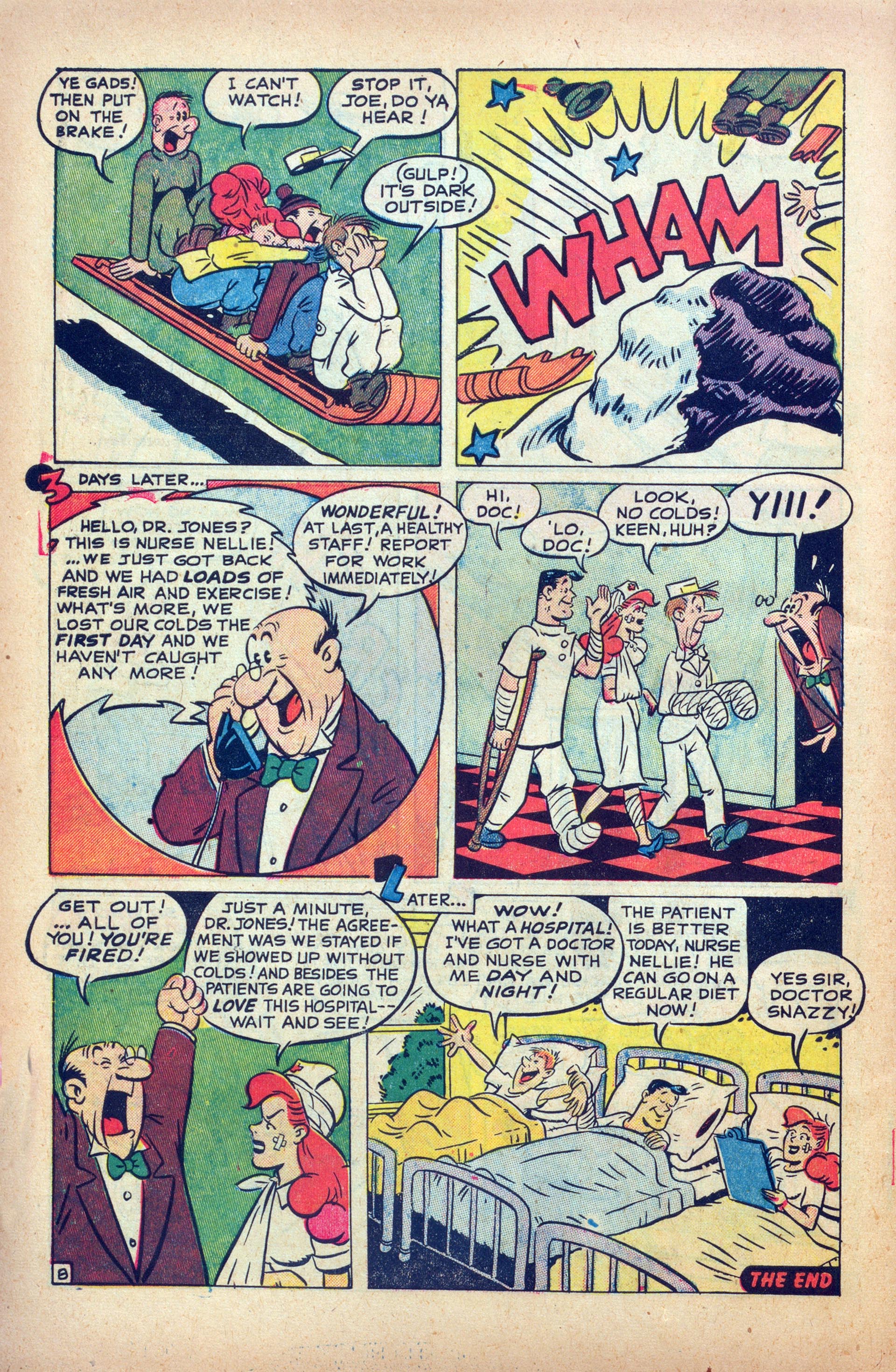 Read online Nellie The Nurse (1945) comic -  Issue #25 - 10