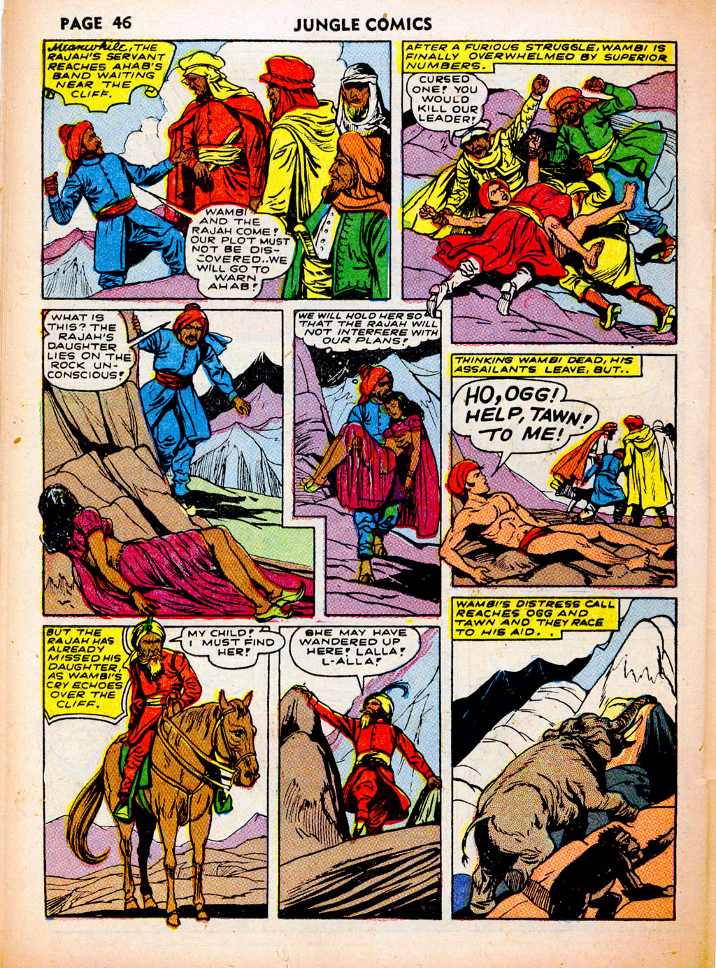 Read online Jungle Comics comic -  Issue #37 - 48