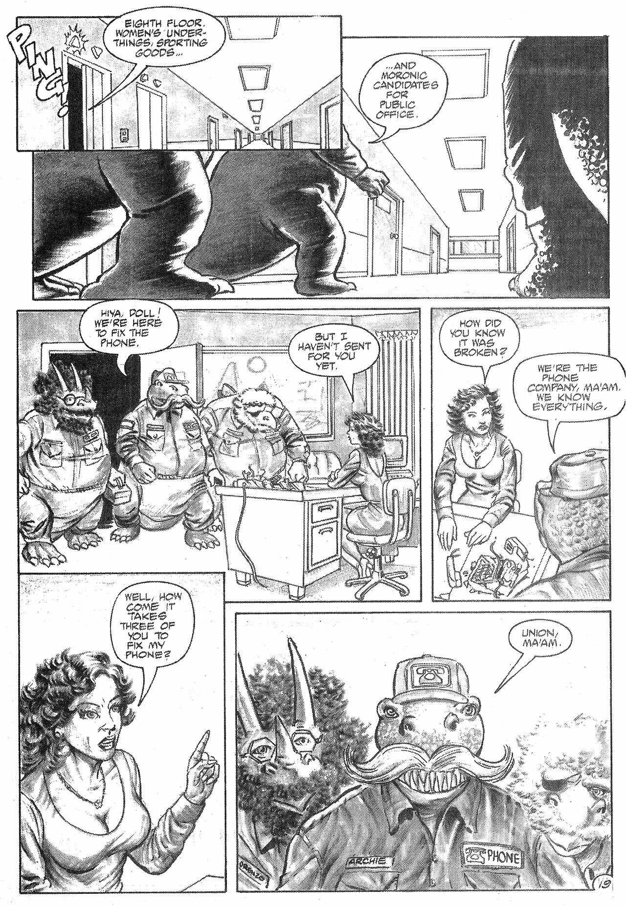 Read online Dinosaurs For Hire (1988) comic -  Issue #4 - 21