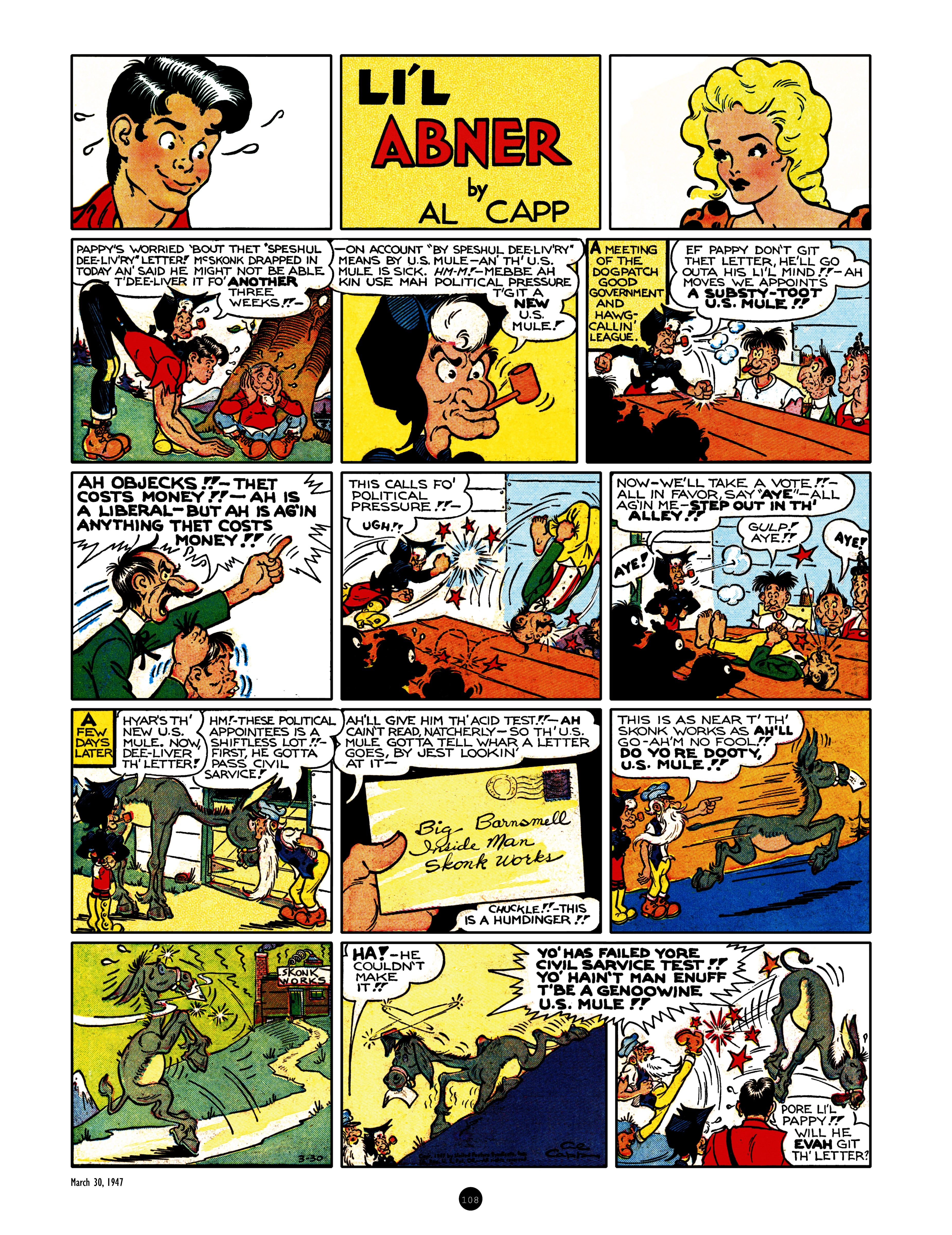 Read online Al Capp's Li'l Abner Complete Daily & Color Sunday Comics comic -  Issue # TPB 7 (Part 2) - 9