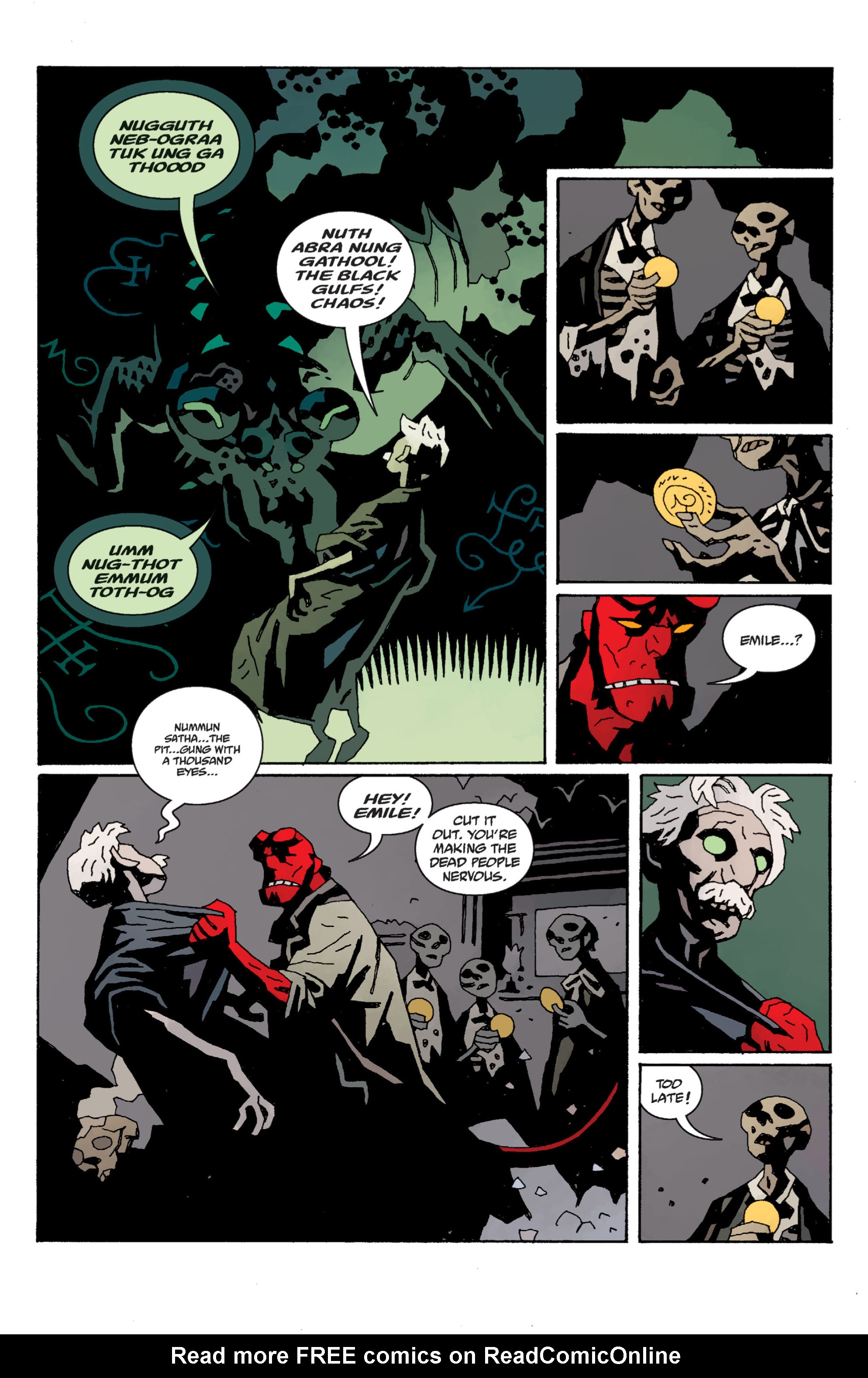Read online Hellboy comic -  Issue #11 - 151