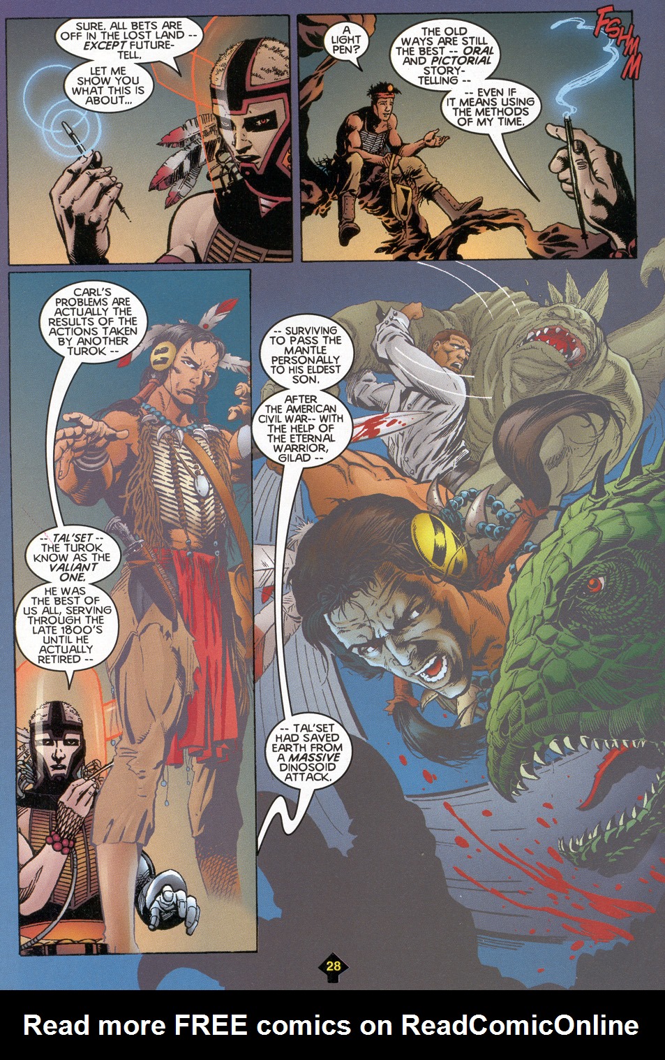 Read online Turok: Spring Break in The Lost Land comic -  Issue # Full - 25