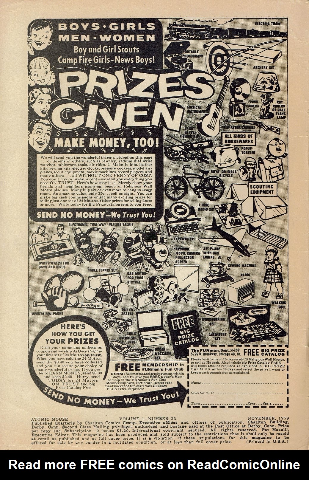 Read online Atomic Mouse comic -  Issue #33 - 2