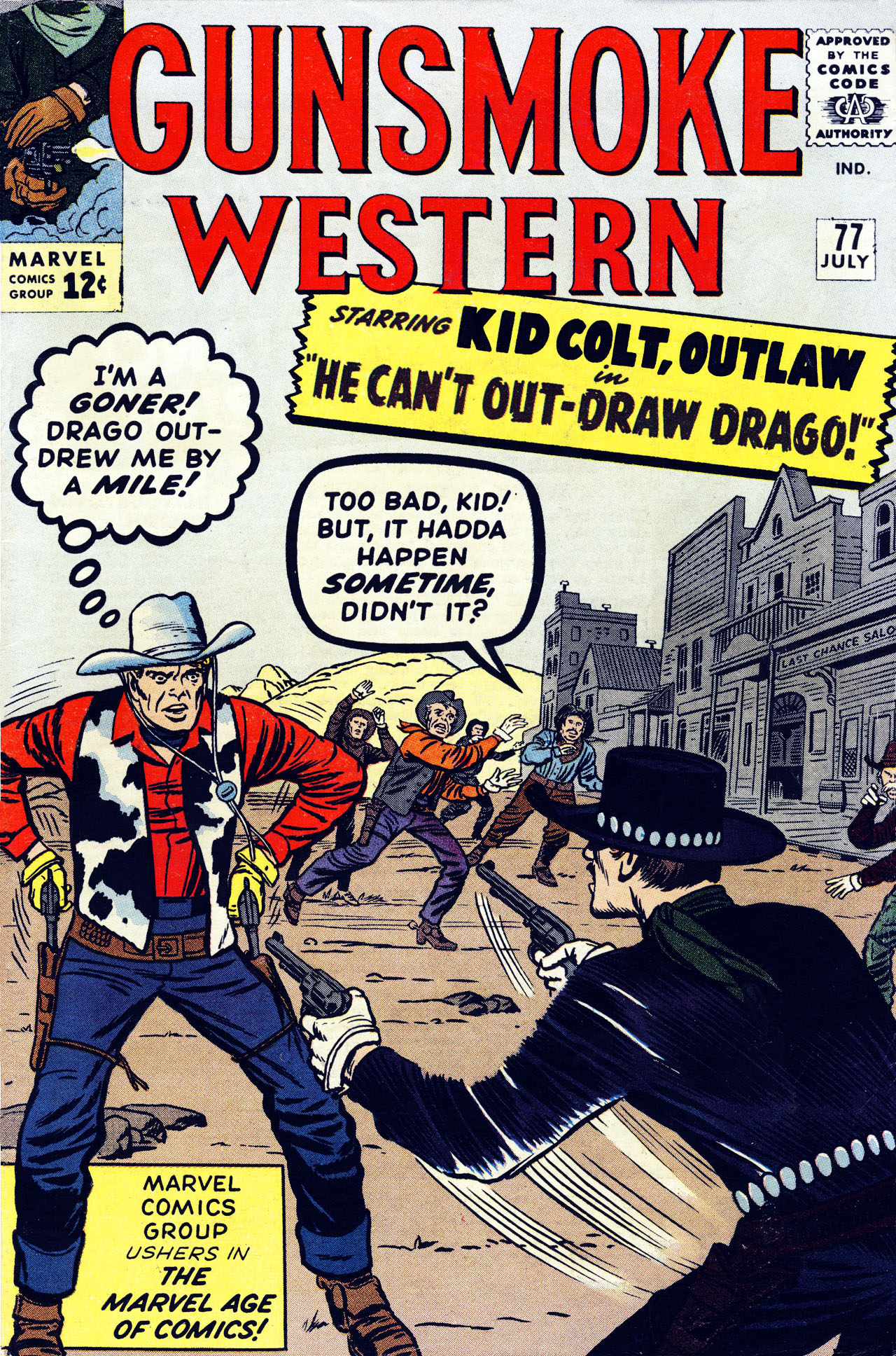 Read online Gunsmoke Western comic -  Issue #77 - 1