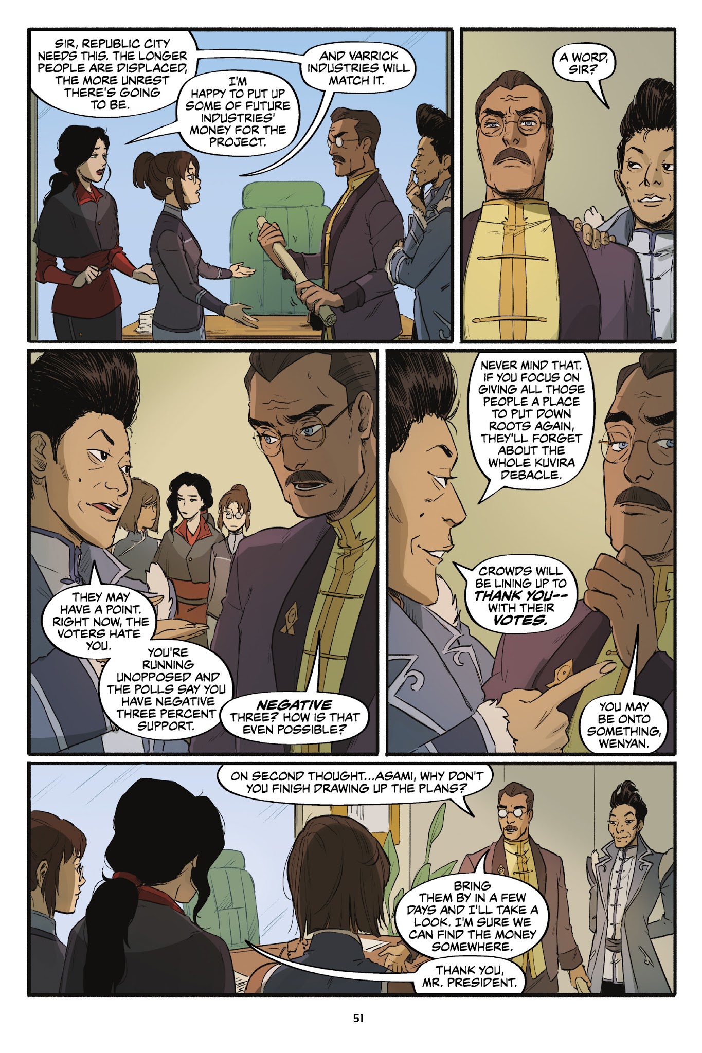 Read online Nickelodeon The Legend of Korra – Turf Wars comic -  Issue #1 - 52