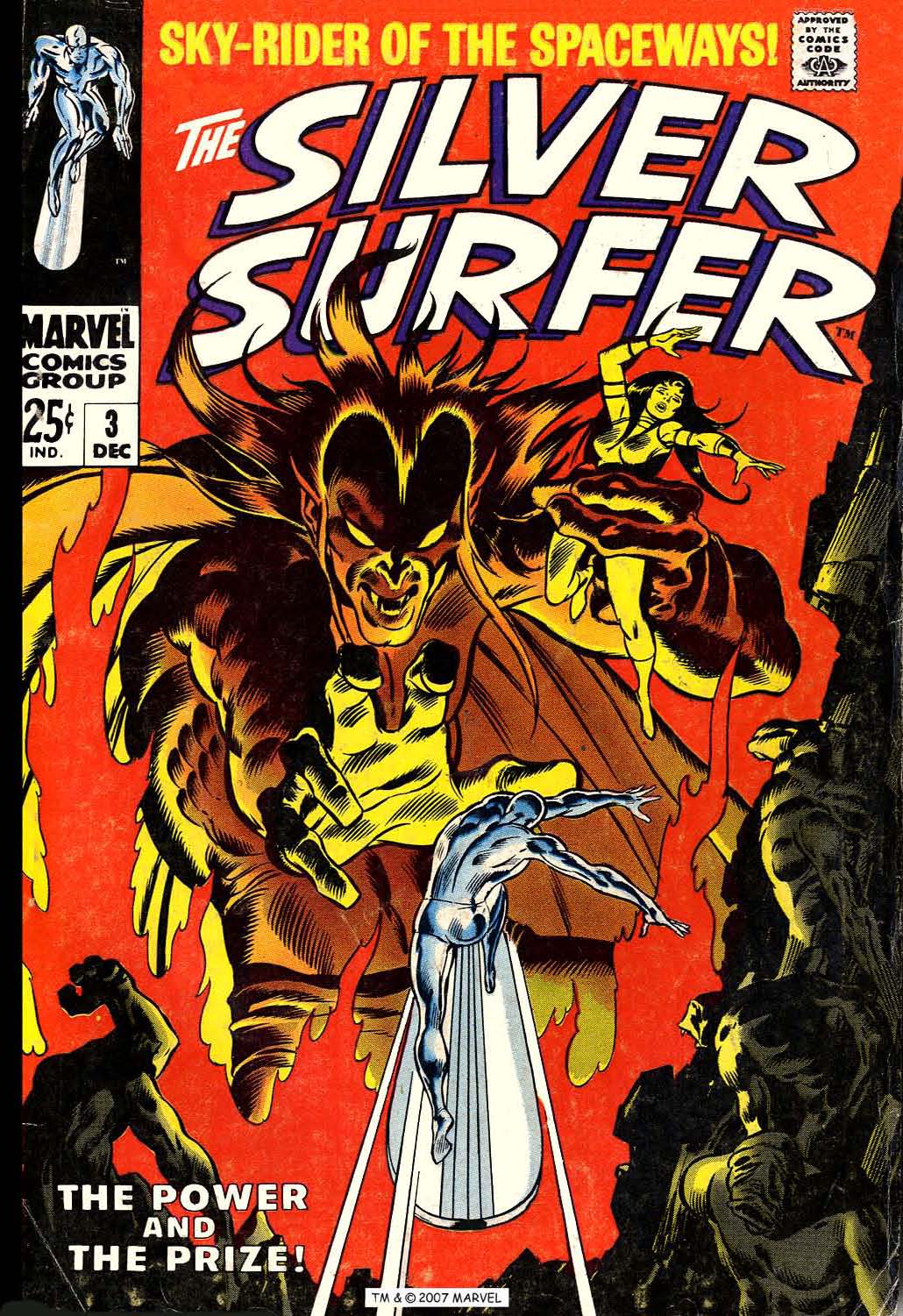 Read online Silver Surfer (1968) comic -  Issue #3 - 1