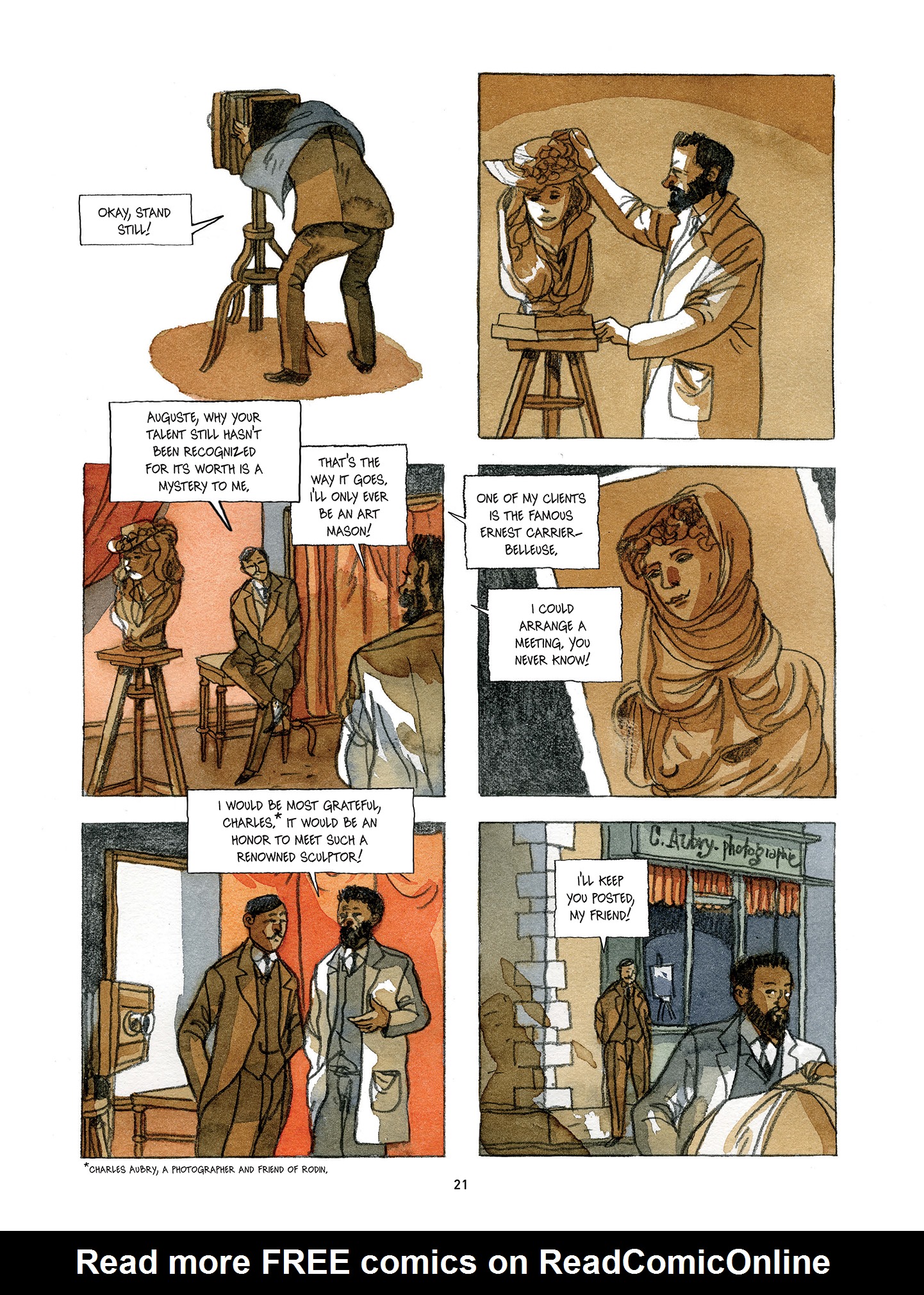 Read online Rodin: Fugit Amor, An Intimate Portrait comic -  Issue # TPB - 23