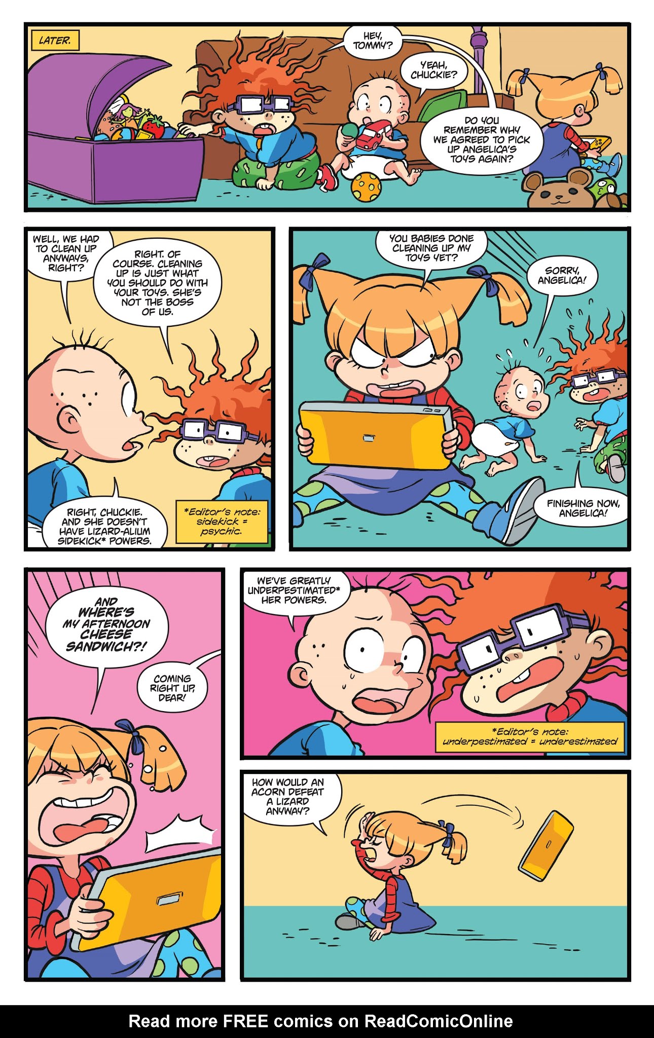 Read online Rugrats comic -  Issue #7 - 8