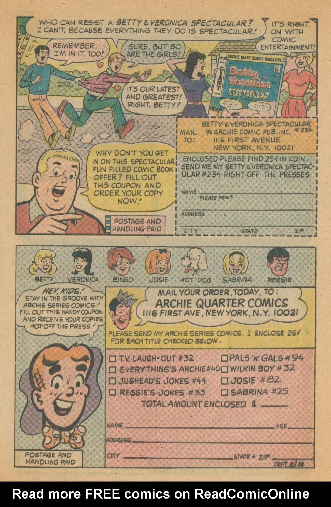 Read online Archie's Joke Book Magazine comic -  Issue #208 - 27