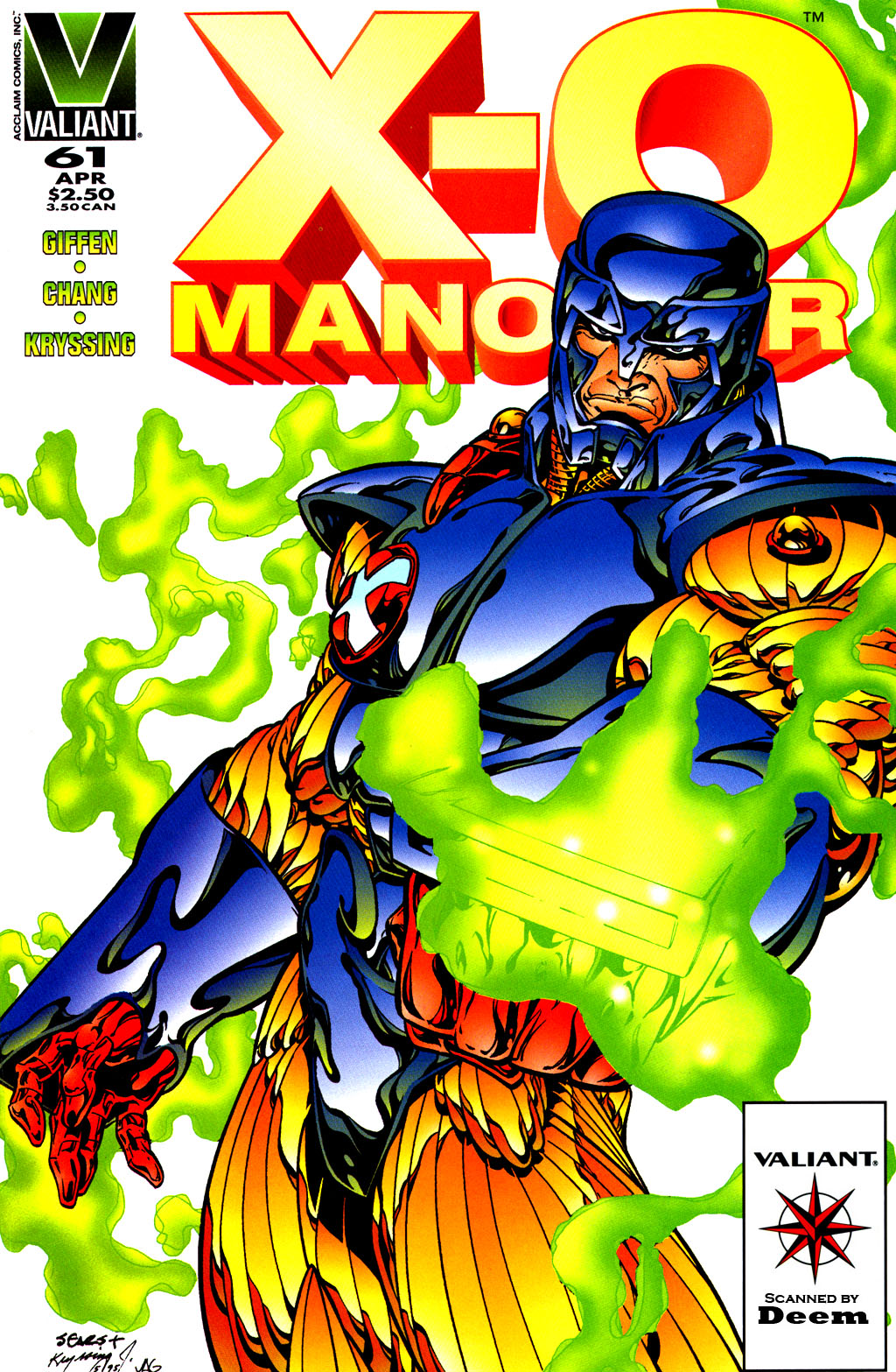 Read online X-O Manowar (1992) comic -  Issue #61 - 1