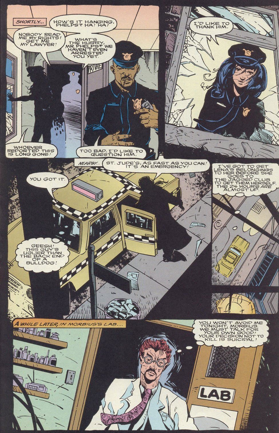 Read online Morbius: The Living Vampire (1992) comic -  Issue #28 - 7