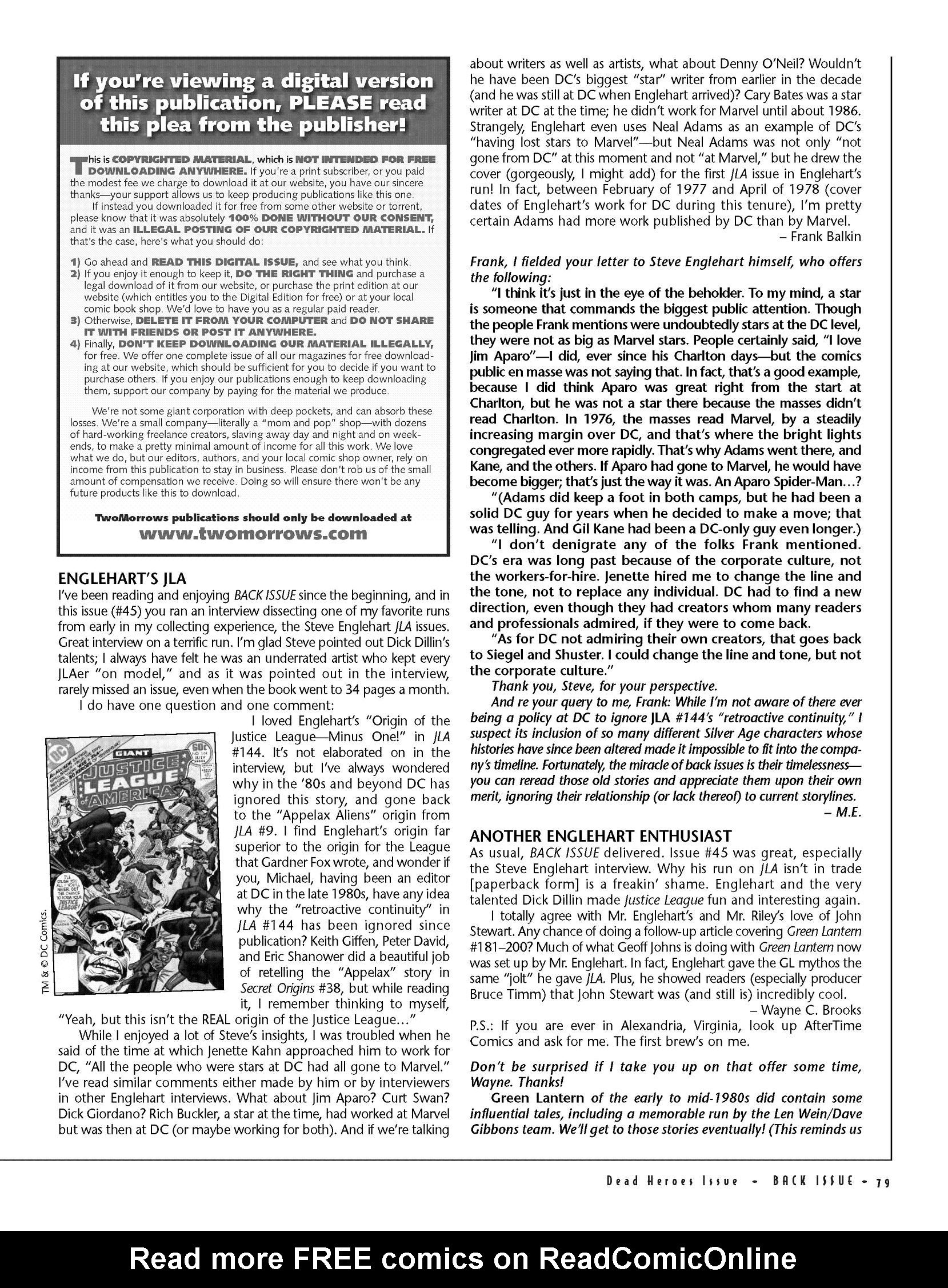 Read online Back Issue comic -  Issue #48 - 79