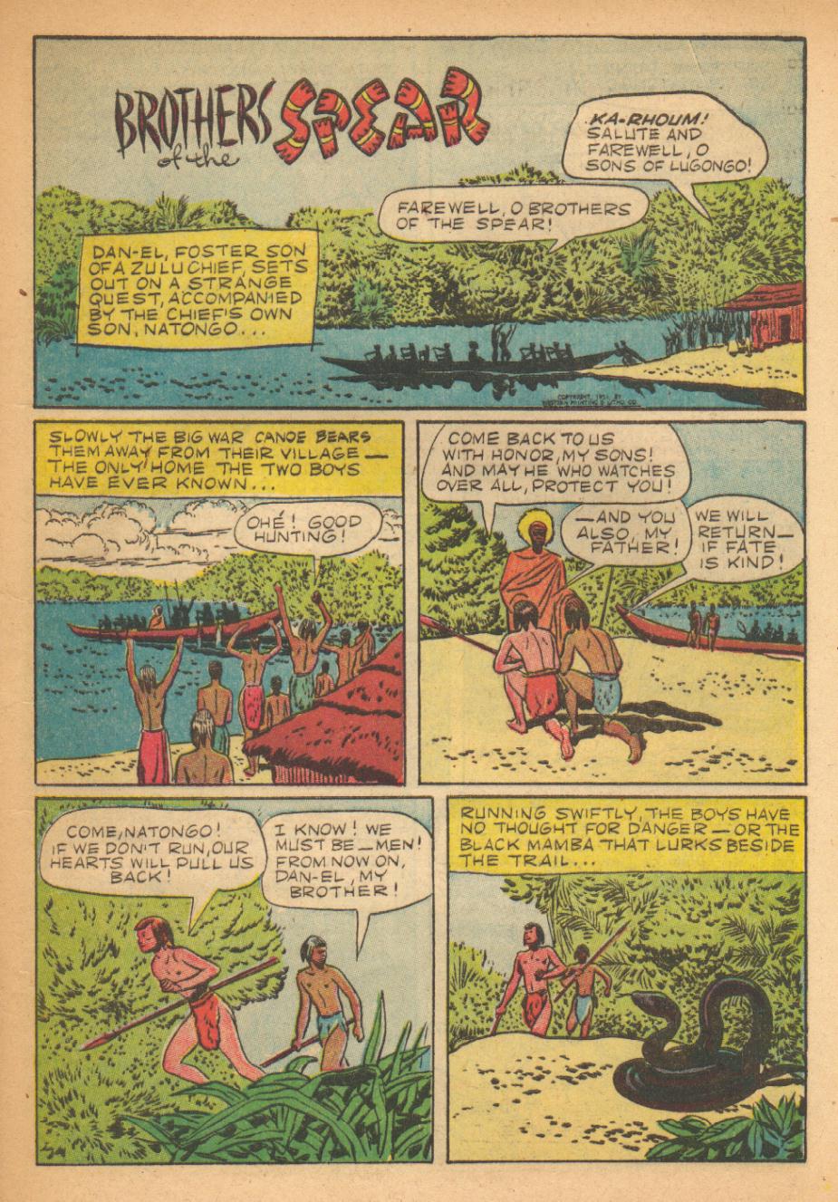 Read online Tarzan (1948) comic -  Issue #26 - 29