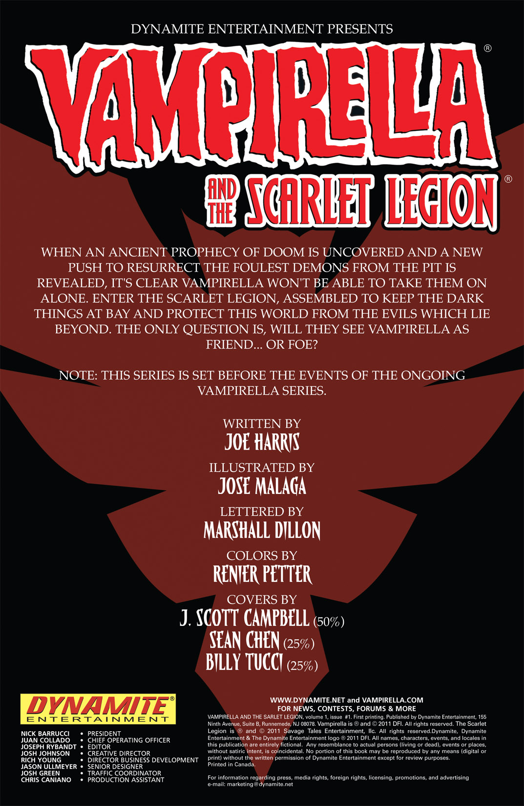 Read online Vampirella and the Scarlet Legion comic -  Issue # TPB - 6