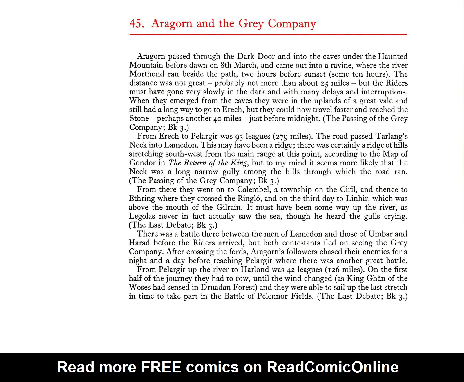 Read online Journeys of Frodo: An Atlas of J.R.R. Tolkien's The Lord of the Rings comic -  Issue # TPB - 99