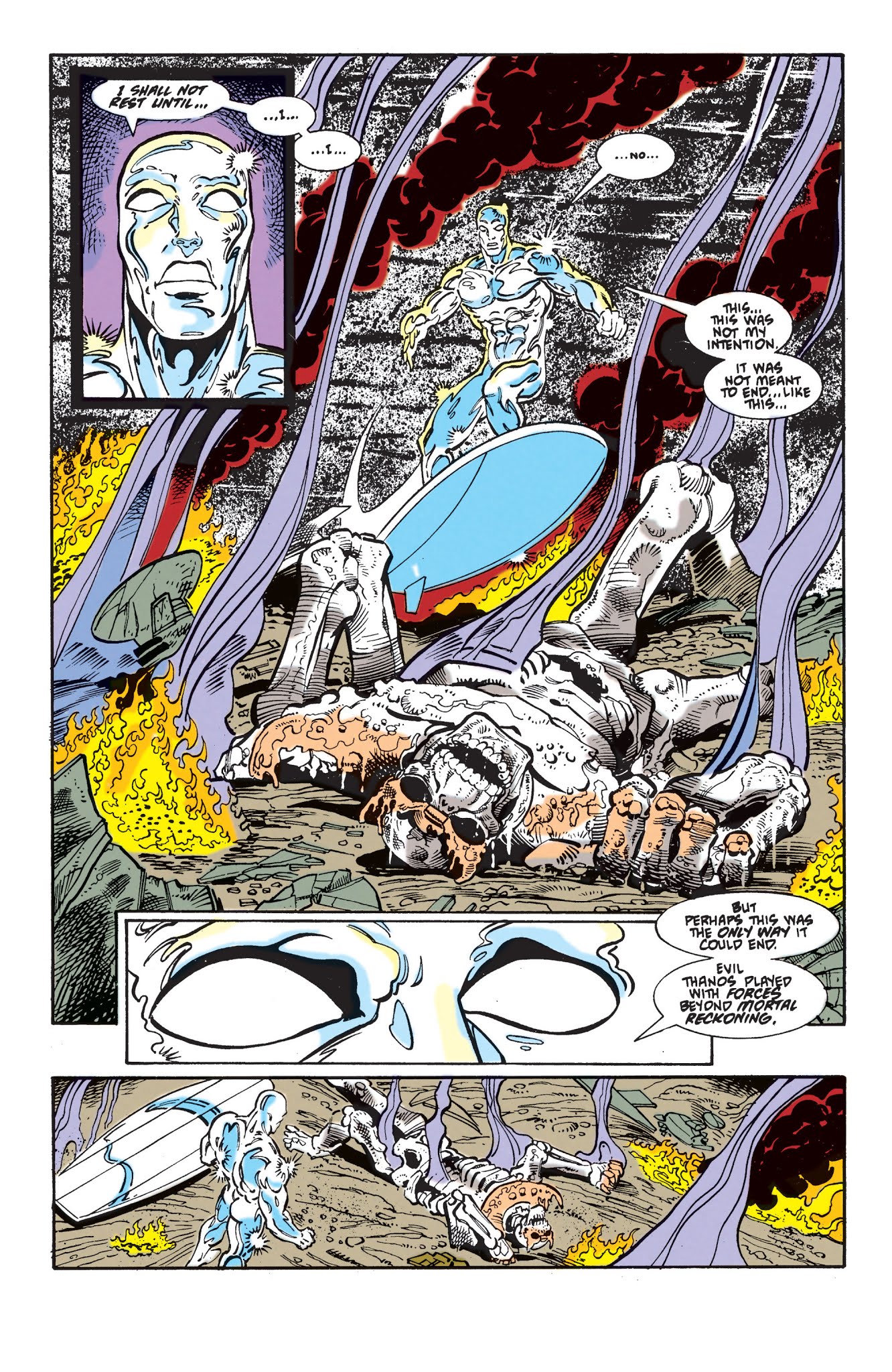 Read online Silver Surfer (1987) comic -  Issue # _TPB Silver Surfer - Rebirth of Thanos (Part 2) - 4