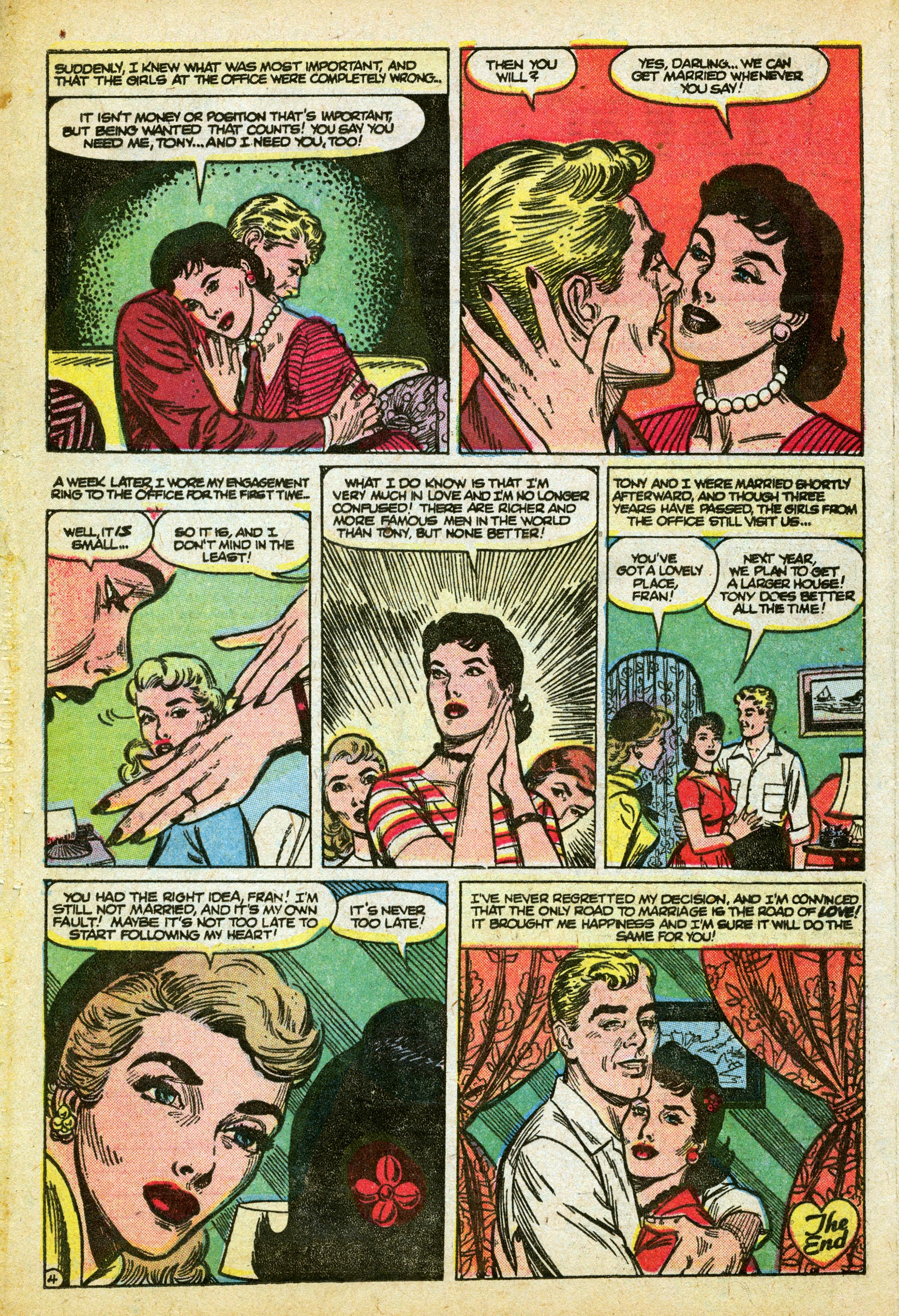 Read online Love Romances comic -  Issue #65 - 20
