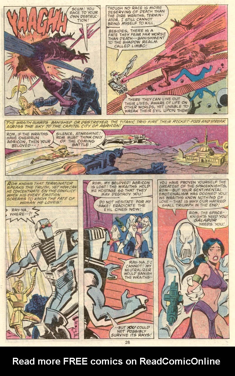 Read online ROM (1979) comic -  Issue #14 - 22